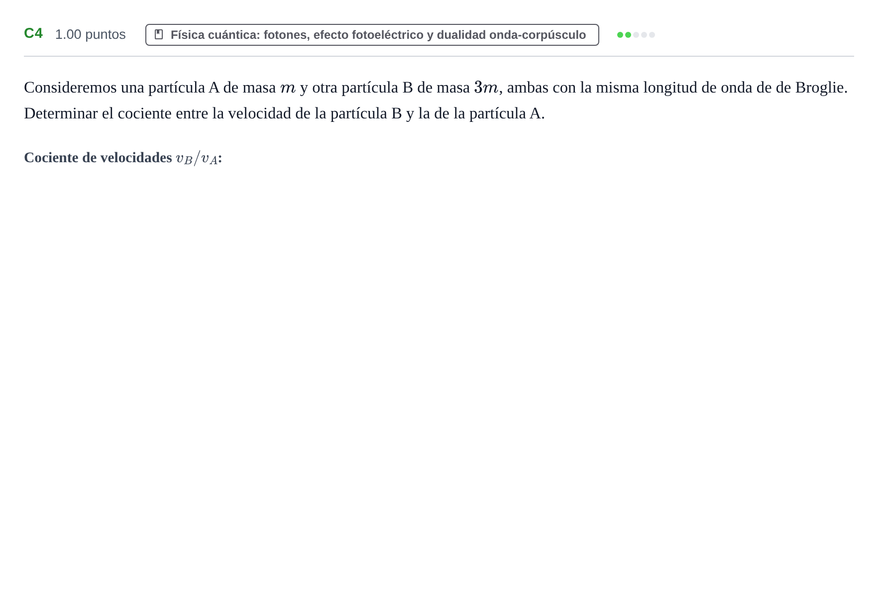 Enunciado: Ejercicio C4 · Física PAU Murcia Ordinaria 2024