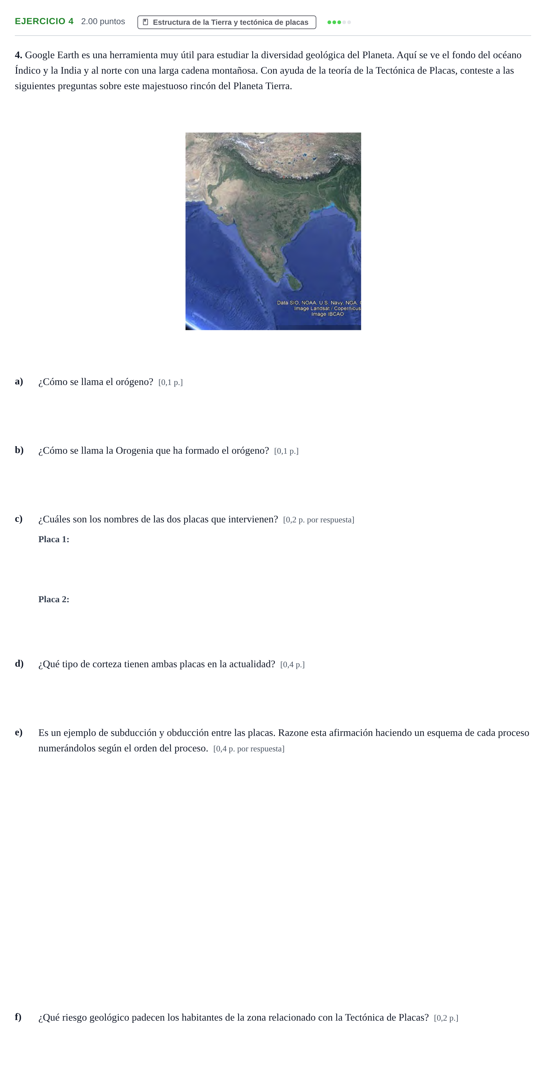 Enunciado: Problema 4 · Geología y Ciencias Ambientales PAU Murcia Ordinaria 2024