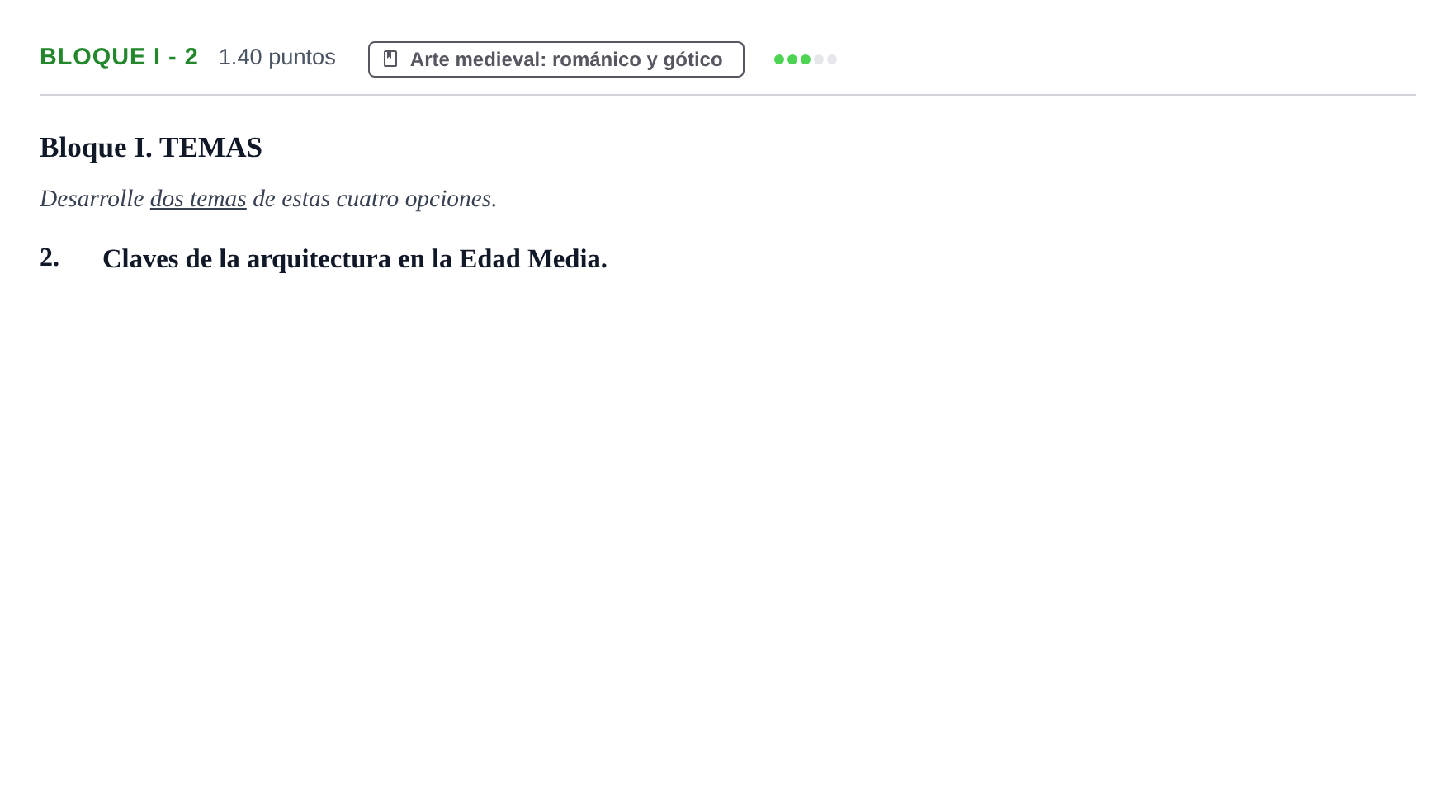 Enunciado: Bloque I - 2 · Fundamentos Artísticos PAU Murcia Ordinaria 2024