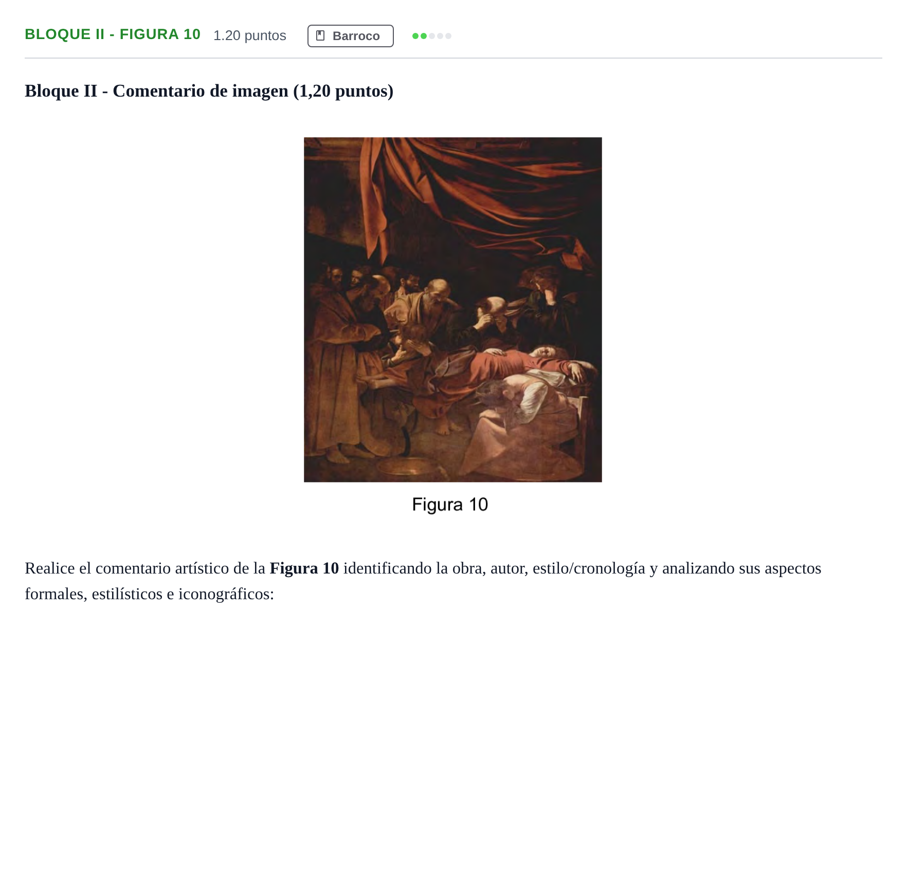 Enunciado: Bloque II - Figura 10 · Fundamentos Artísticos PAU Murcia Ordinaria 2024