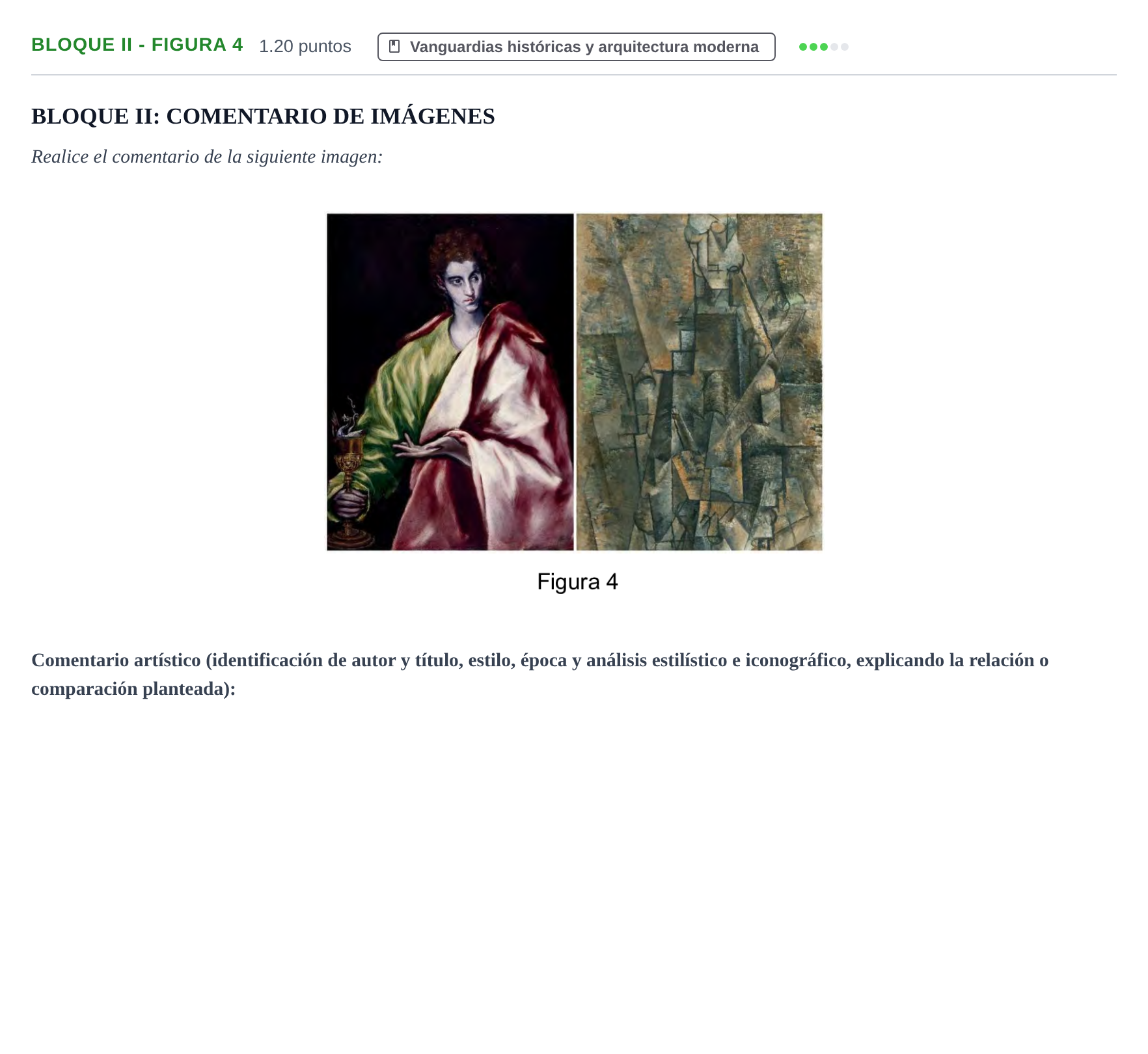 Enunciado: Bloque II - Figura 4 · Fundamentos Artísticos PAU Murcia Ordinaria 2024