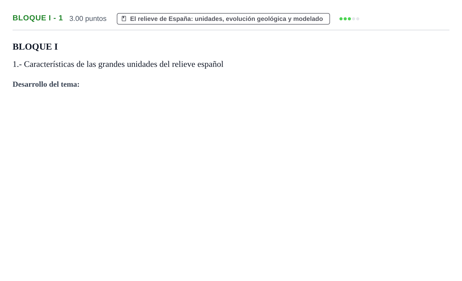 Enunciado: Bloque I - 1 · Geografía PAU Murcia Ordinaria 2024