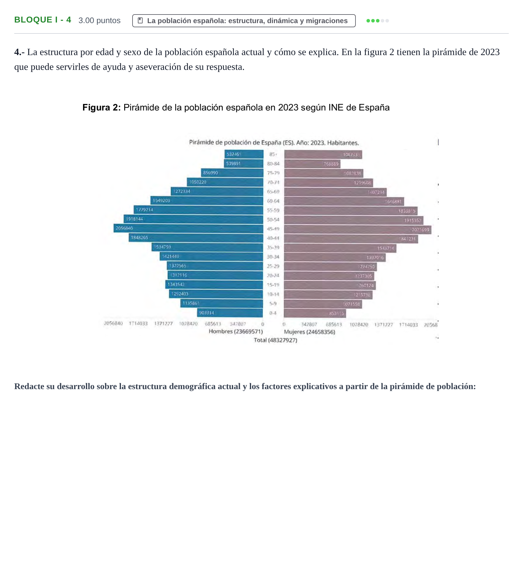 Enunciado: Bloque I - 4 · Geografía PAU Murcia Ordinaria 2024