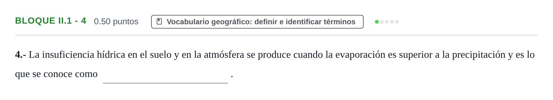 Enunciado: Bloque II.1 - 4 · Geografía PAU Murcia Ordinaria 2024