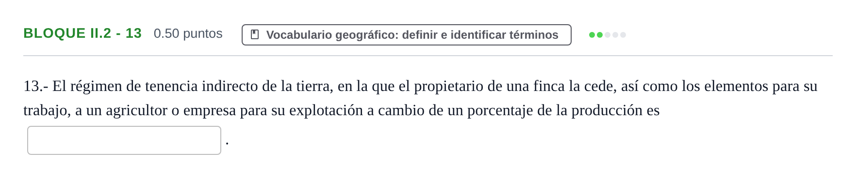 Enunciado: Bloque II.2 - 13 · Geografía PAU Murcia Ordinaria 2024