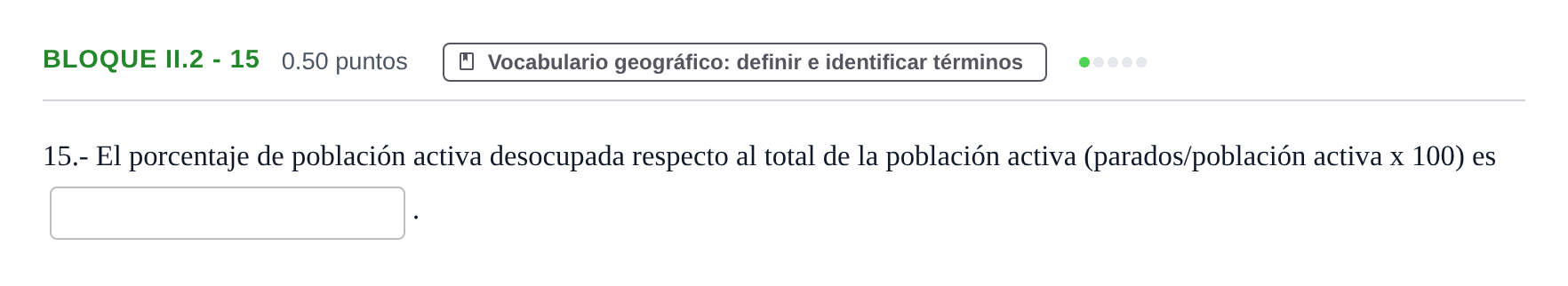Enunciado: Bloque II.2 - 15 · Geografía PAU Murcia Ordinaria 2024