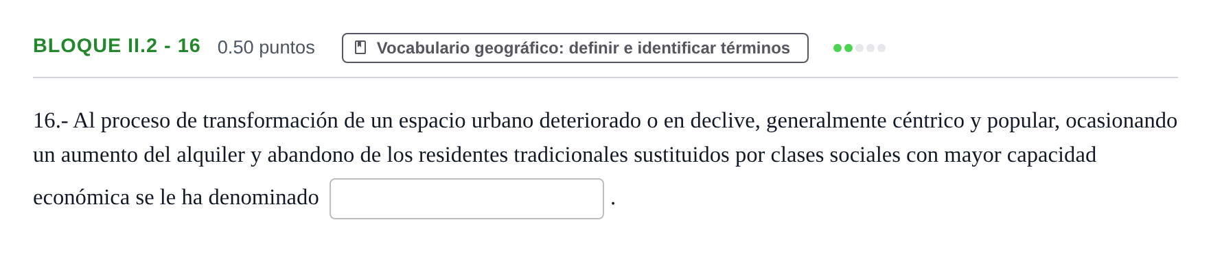 Enunciado: Bloque II.2 - 16 · Geografía PAU Murcia Ordinaria 2024