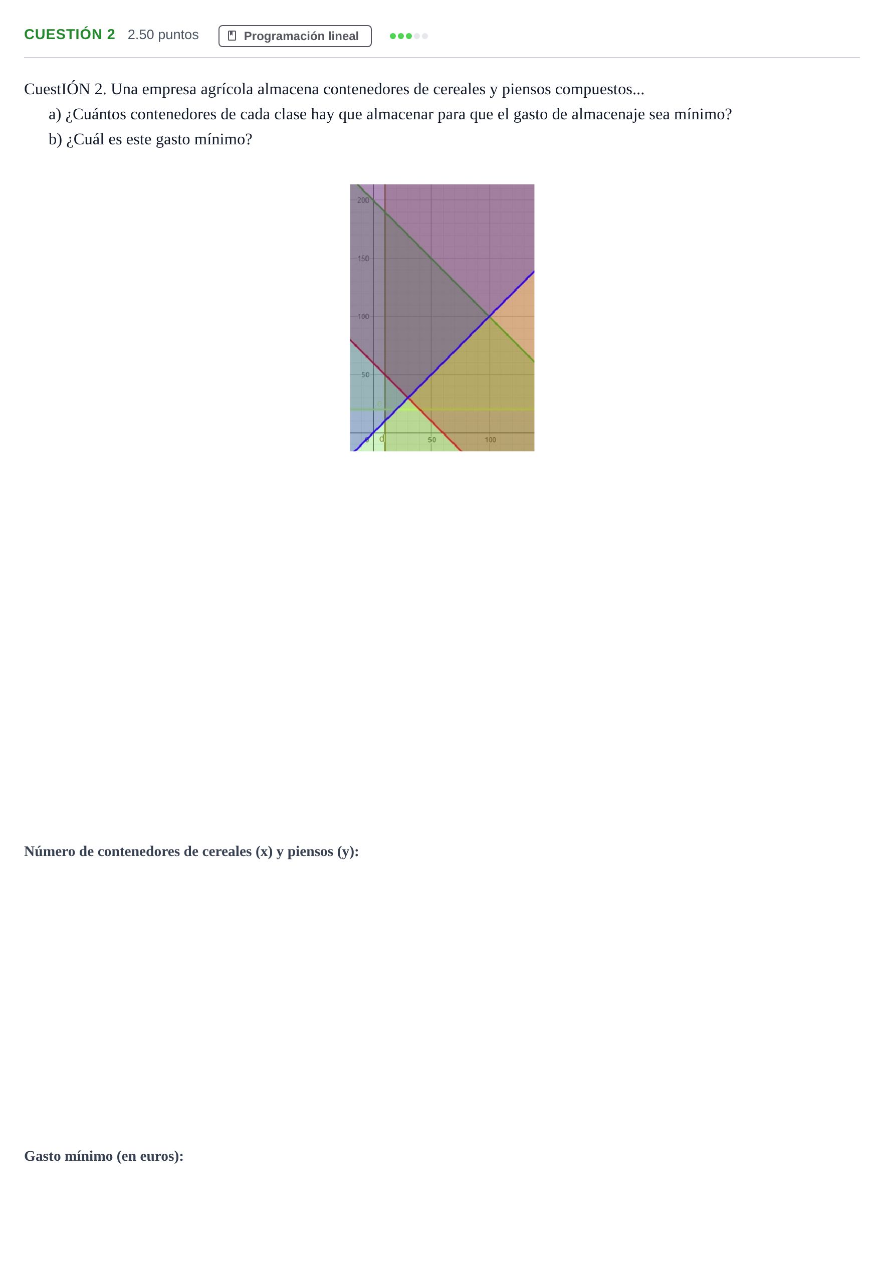 Enunciado: Cuestión 2 · Matemáticas aplicadas a las Ciencias Sociales II PAU Murcia Ordinaria 2024