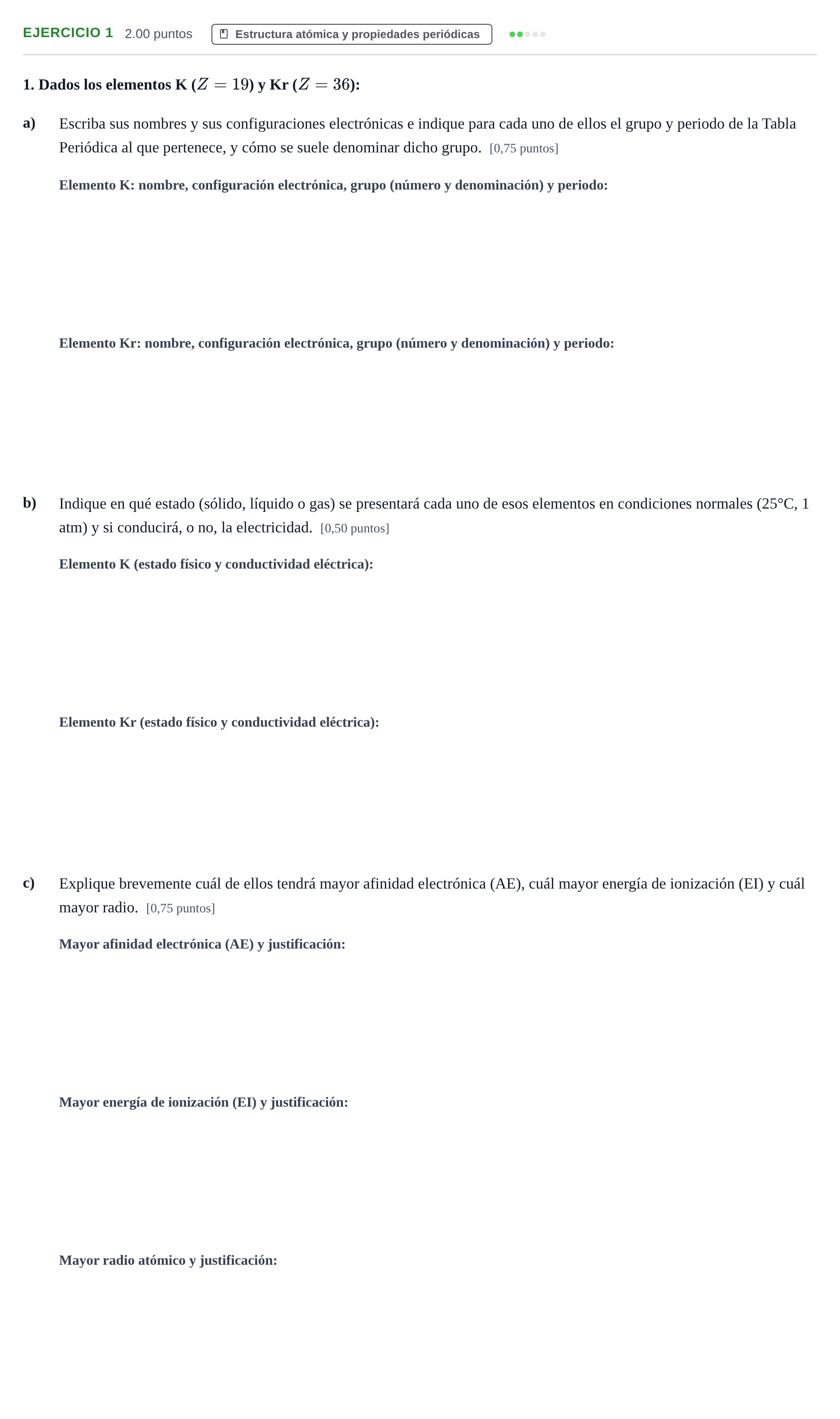 Enunciado: Problema 1 · Química PAU Murcia Ordinaria 2024