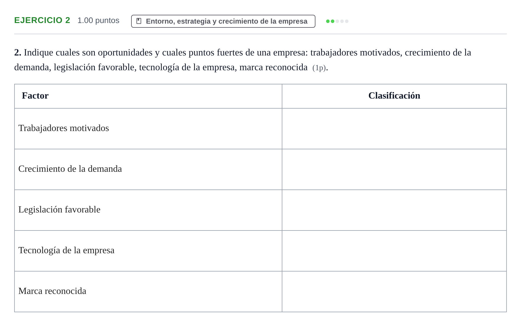 Enunciado: Problema 2 · Empresa y Diseño de Modelos de Negocio PAU Murcia Extraordinaria 2024