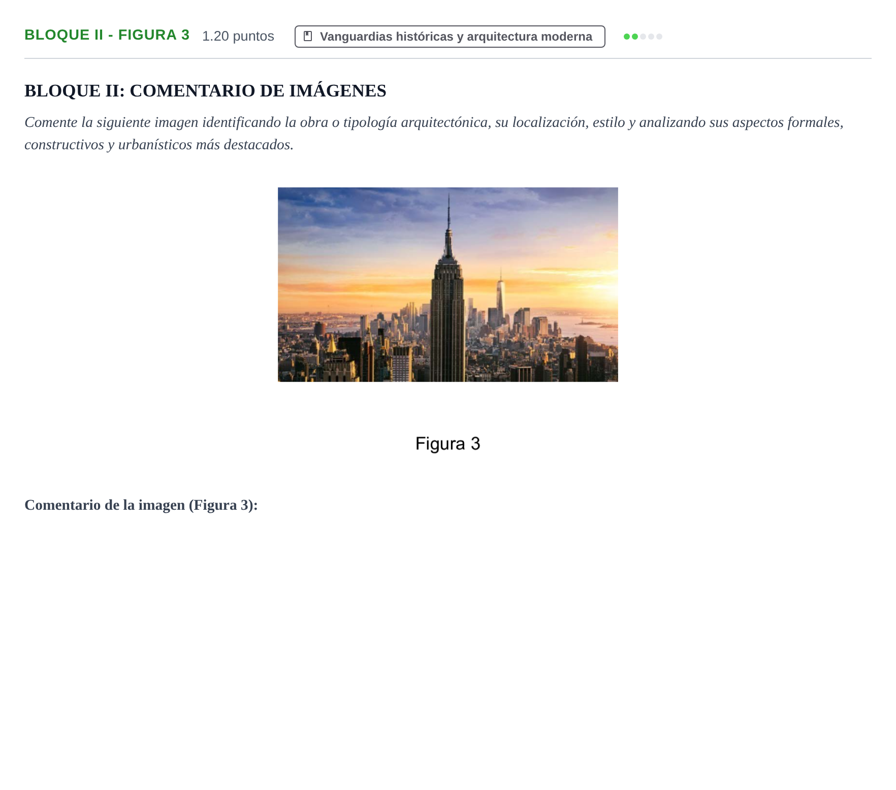 Enunciado: Bloque II - Figura 3 · Fundamentos Artísticos PAU Murcia Extraordinaria 2024
