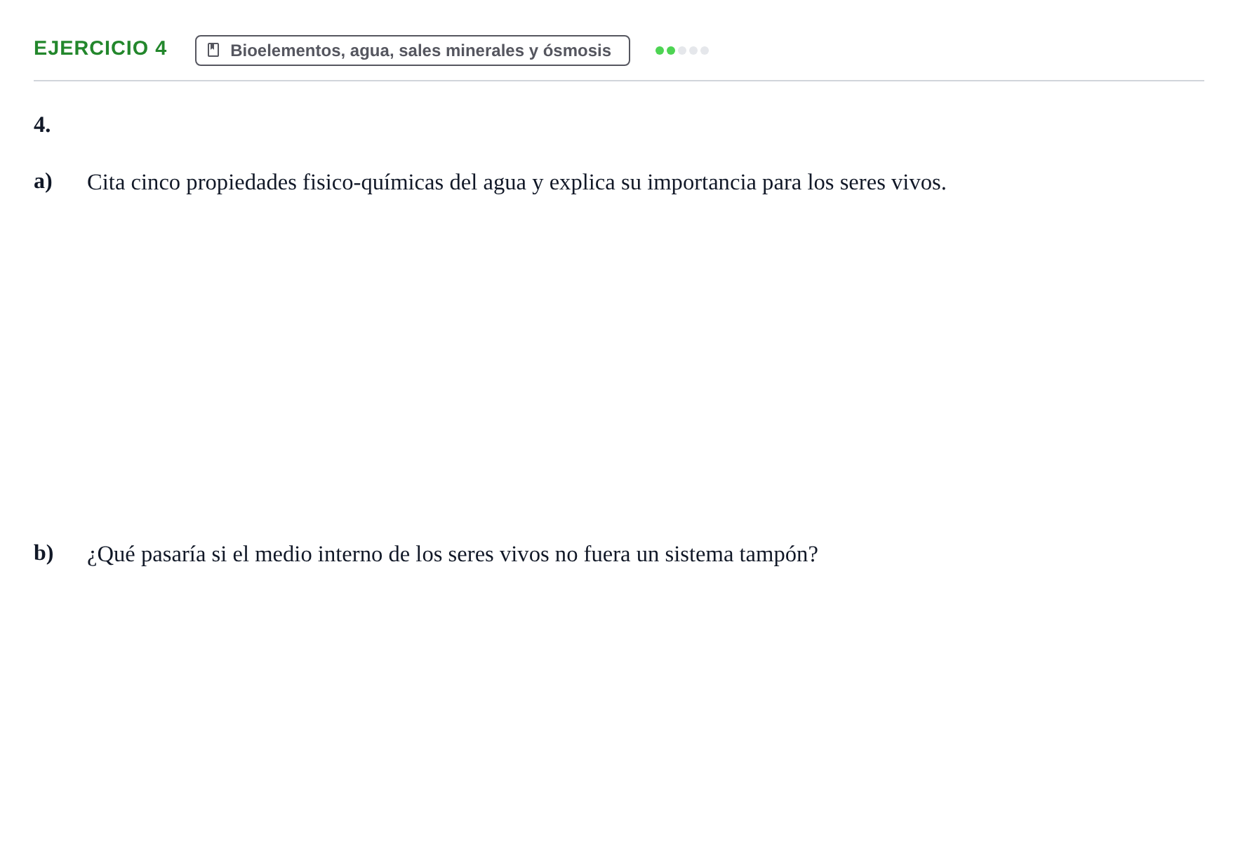Enunciado: Problema 4 · Biología PAU Navarra Ordinaria 2022