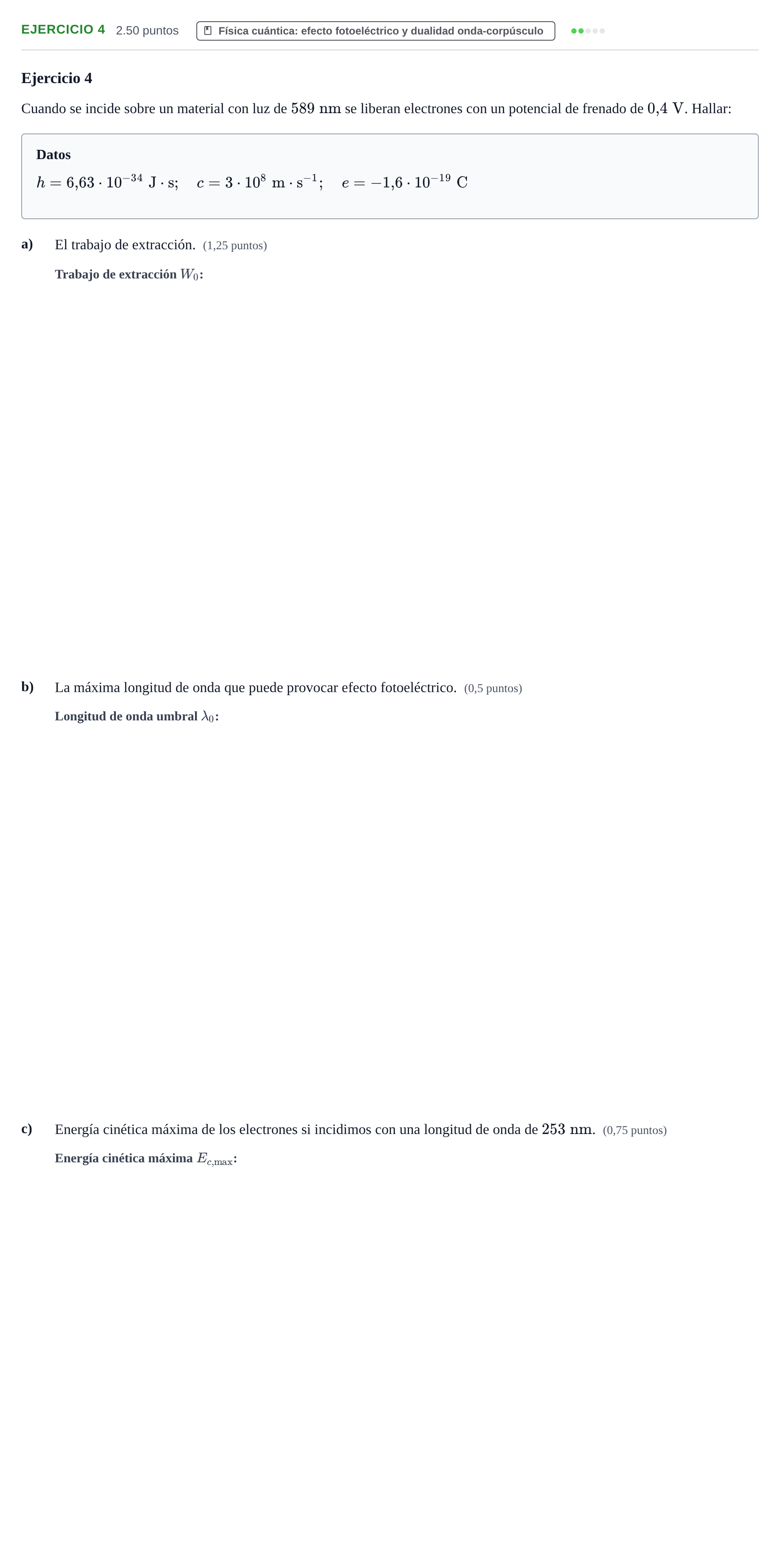 Enunciado: Problema 4 · Física PAU Navarra Ordinaria 2022