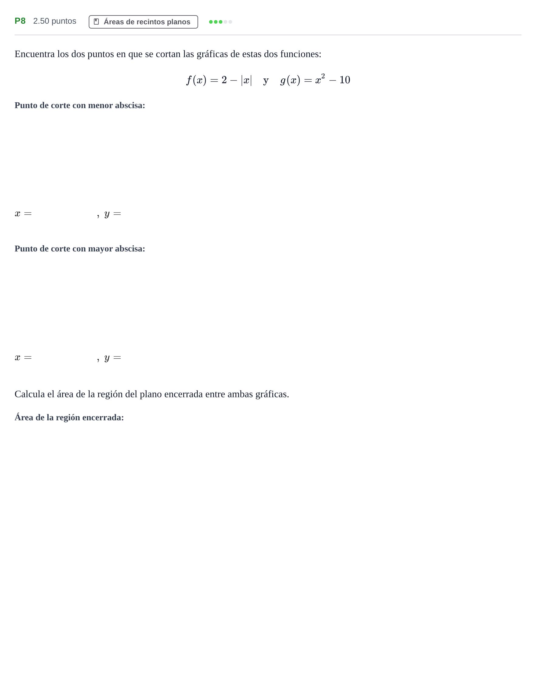 Enunciado: Ejercicio P8 · Matemáticas II PAU Navarra Ordinaria 2022