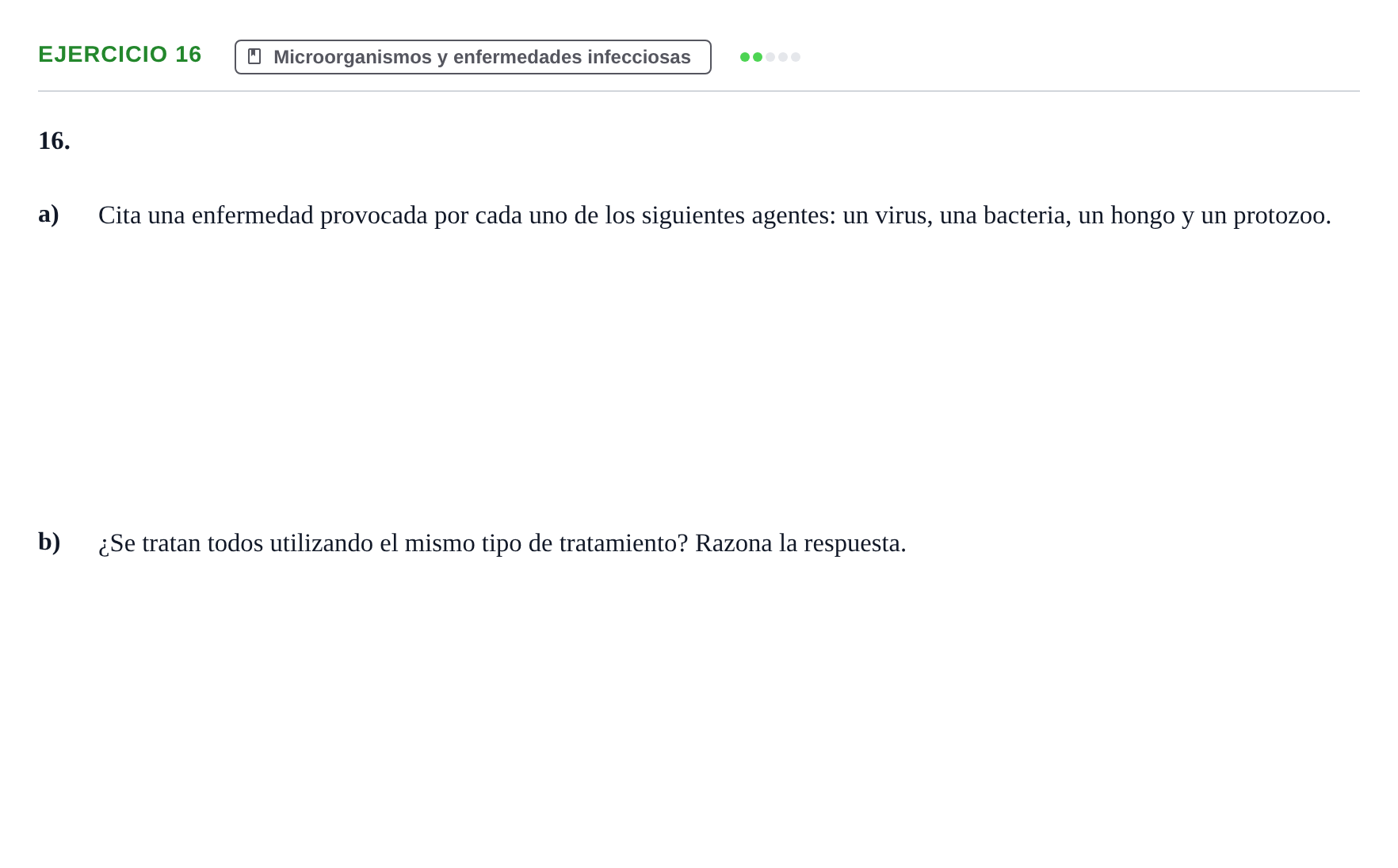 Enunciado: Problema 16 · Biología PAU Navarra Extraordinaria 2022