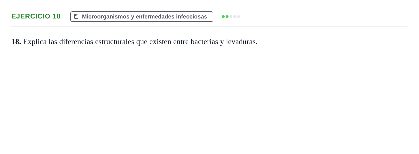 Enunciado: Problema 18 · Biología PAU Navarra Extraordinaria 2022