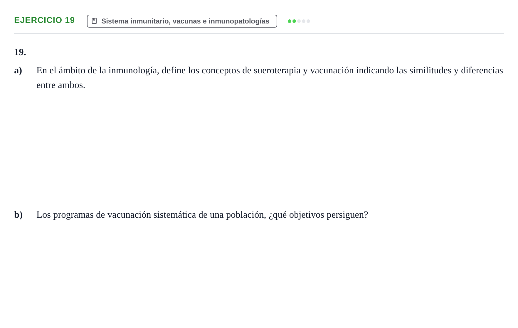 Enunciado: Problema 19 · Biología PAU Navarra Extraordinaria 2022