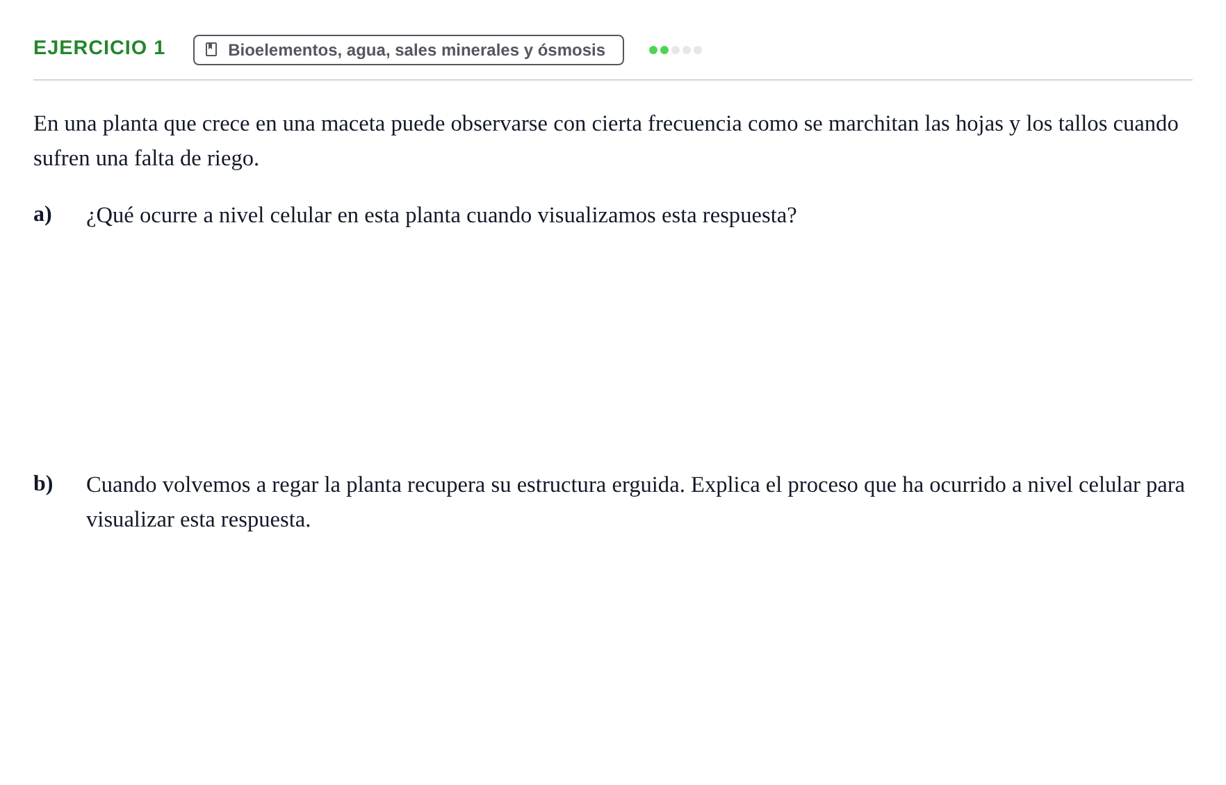 Enunciado: Problema 1 · Biología PAU Navarra Extraordinaria 2022