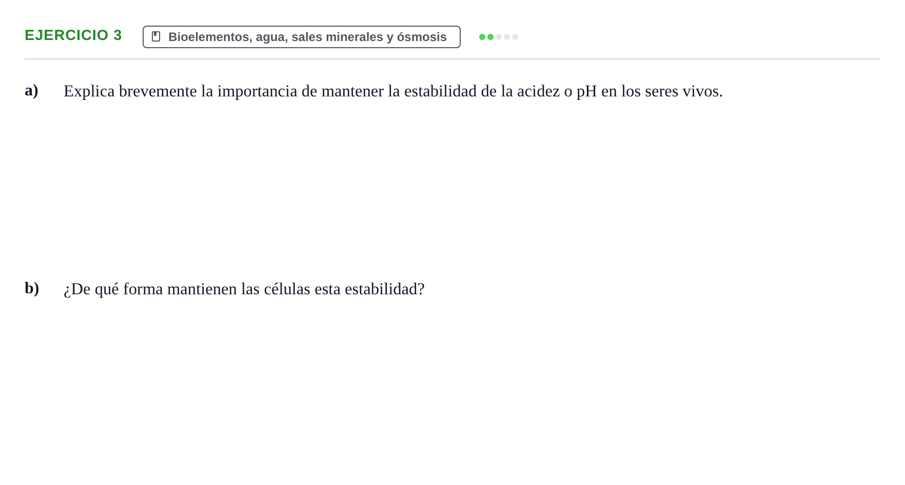 Enunciado: Problema 3 · Biología PAU Navarra Extraordinaria 2022