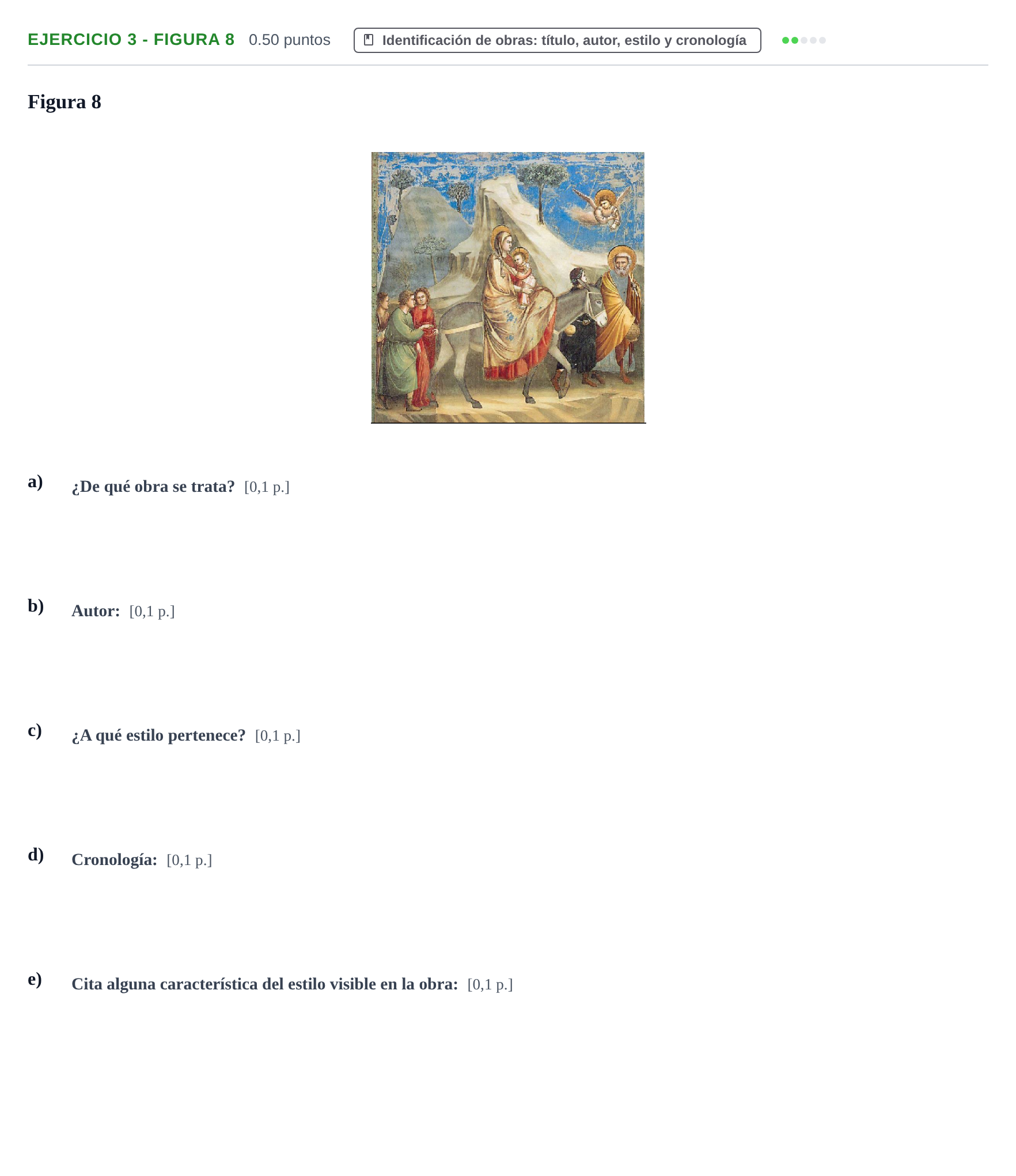 Enunciado: Ejercicio 3 - Figura 8 · Historia del Arte PAU Navarra Extraordinaria 2022