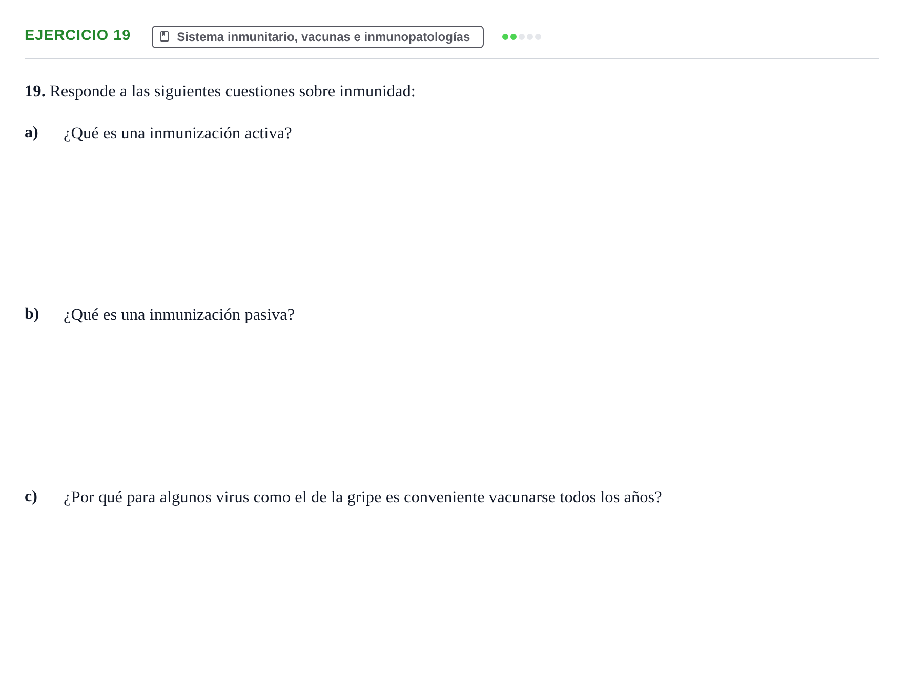 Enunciado: Problema 19 · Biología PAU Navarra Ordinaria 2021