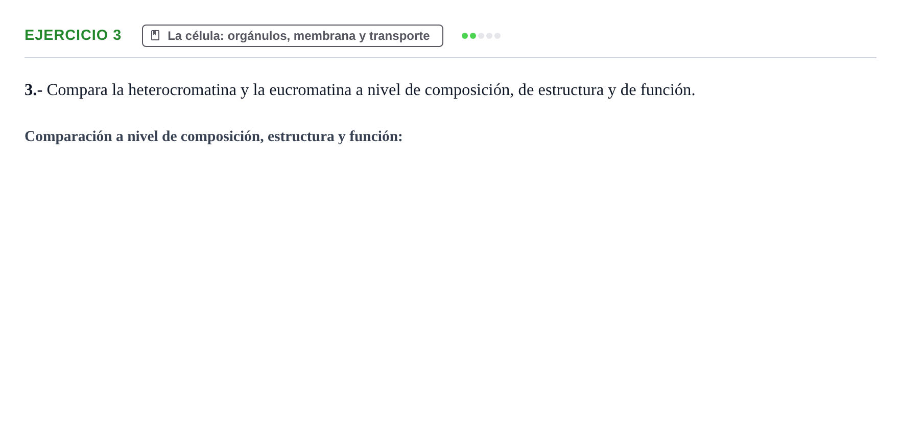 Enunciado: Problema 3 · Biología PAU Navarra Ordinaria 2021