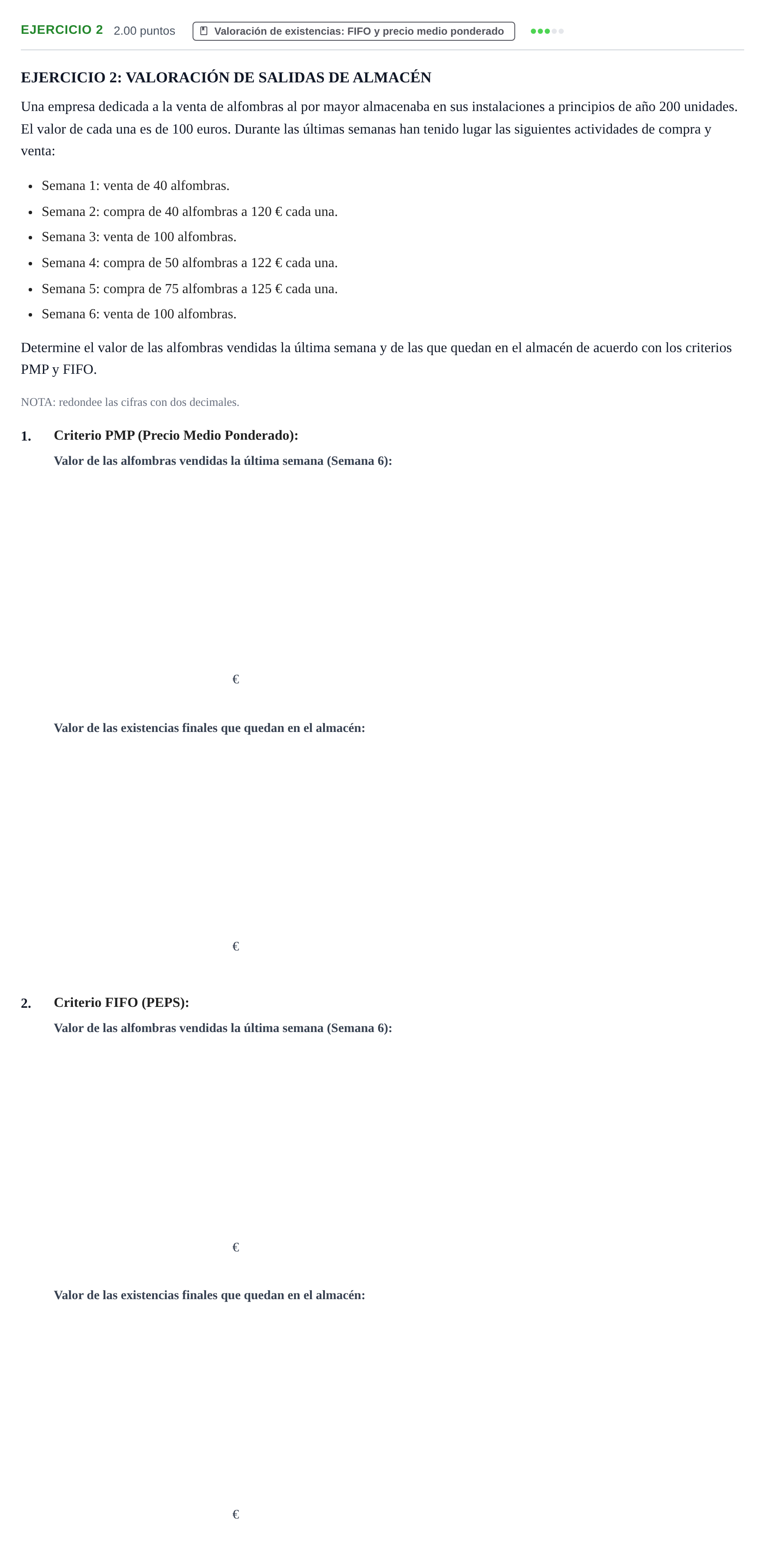 Enunciado: Ejercicio 2 · Empresa y Diseño de Modelos de Negocio PAU Navarra Ordinaria 2021