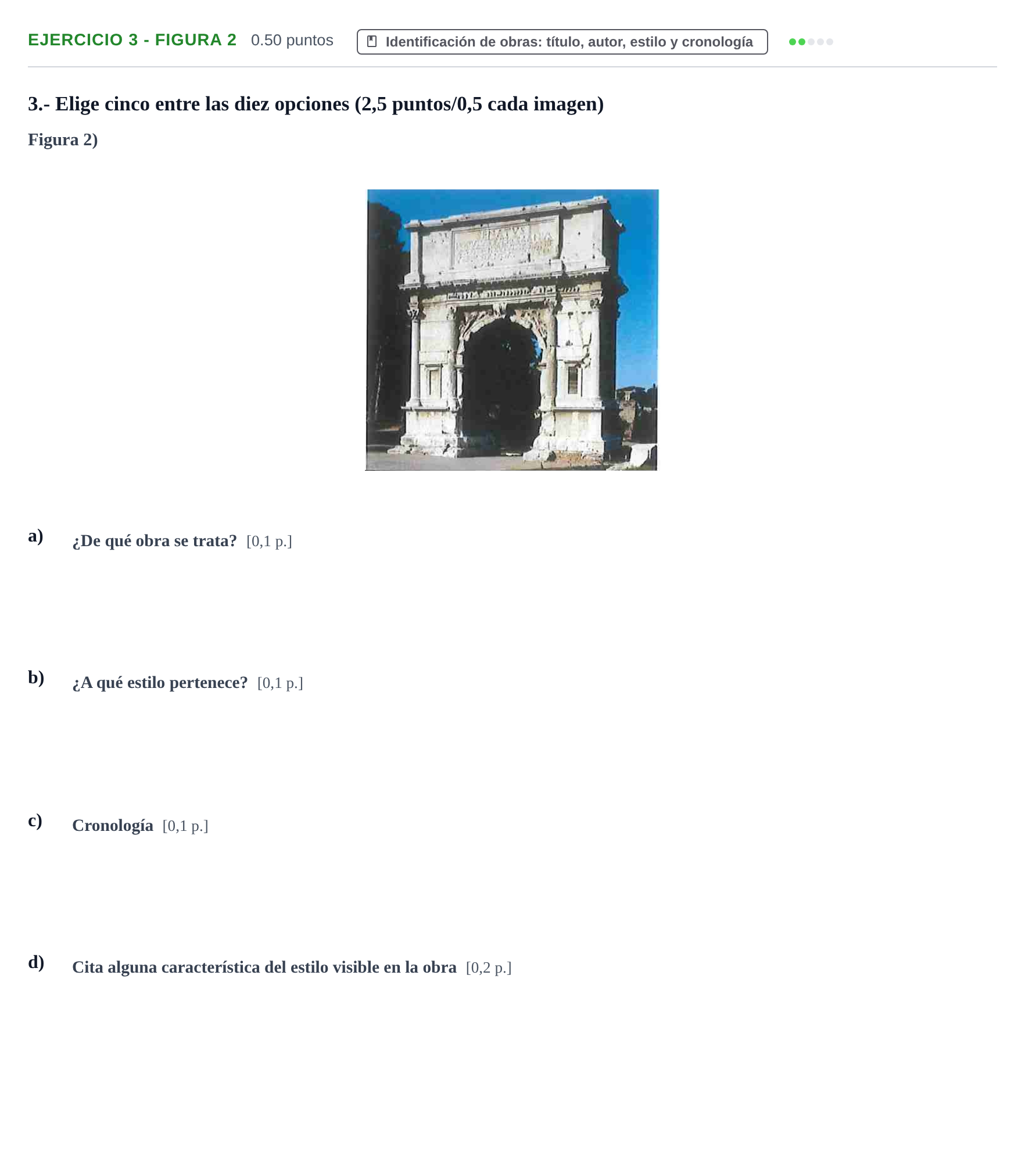Enunciado: Ejercicio 3 - Figura 2 · Historia del Arte PAU Navarra Ordinaria 2021
