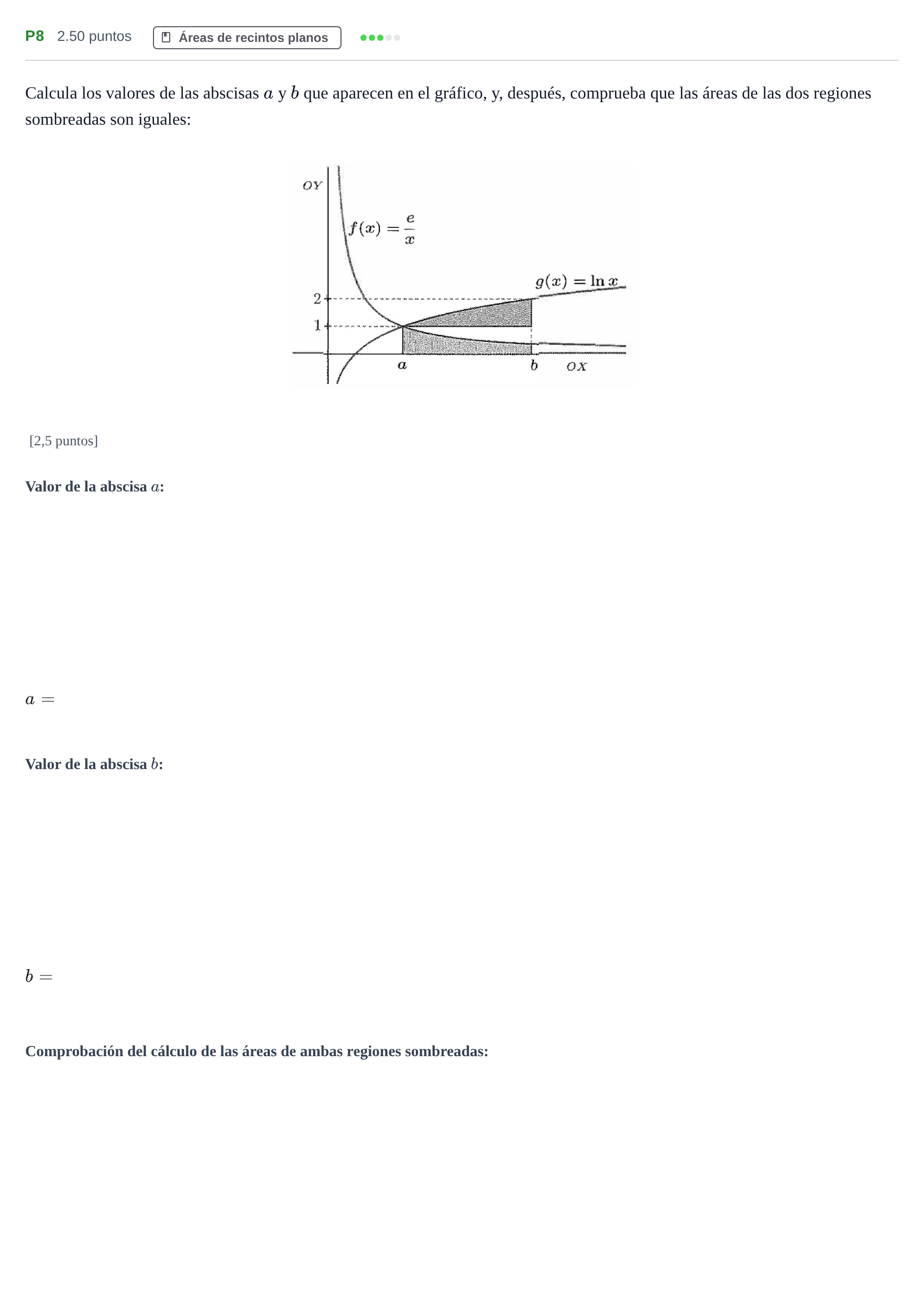 Enunciado: Ejercicio P8 · Matemáticas II PAU Navarra Ordinaria 2021