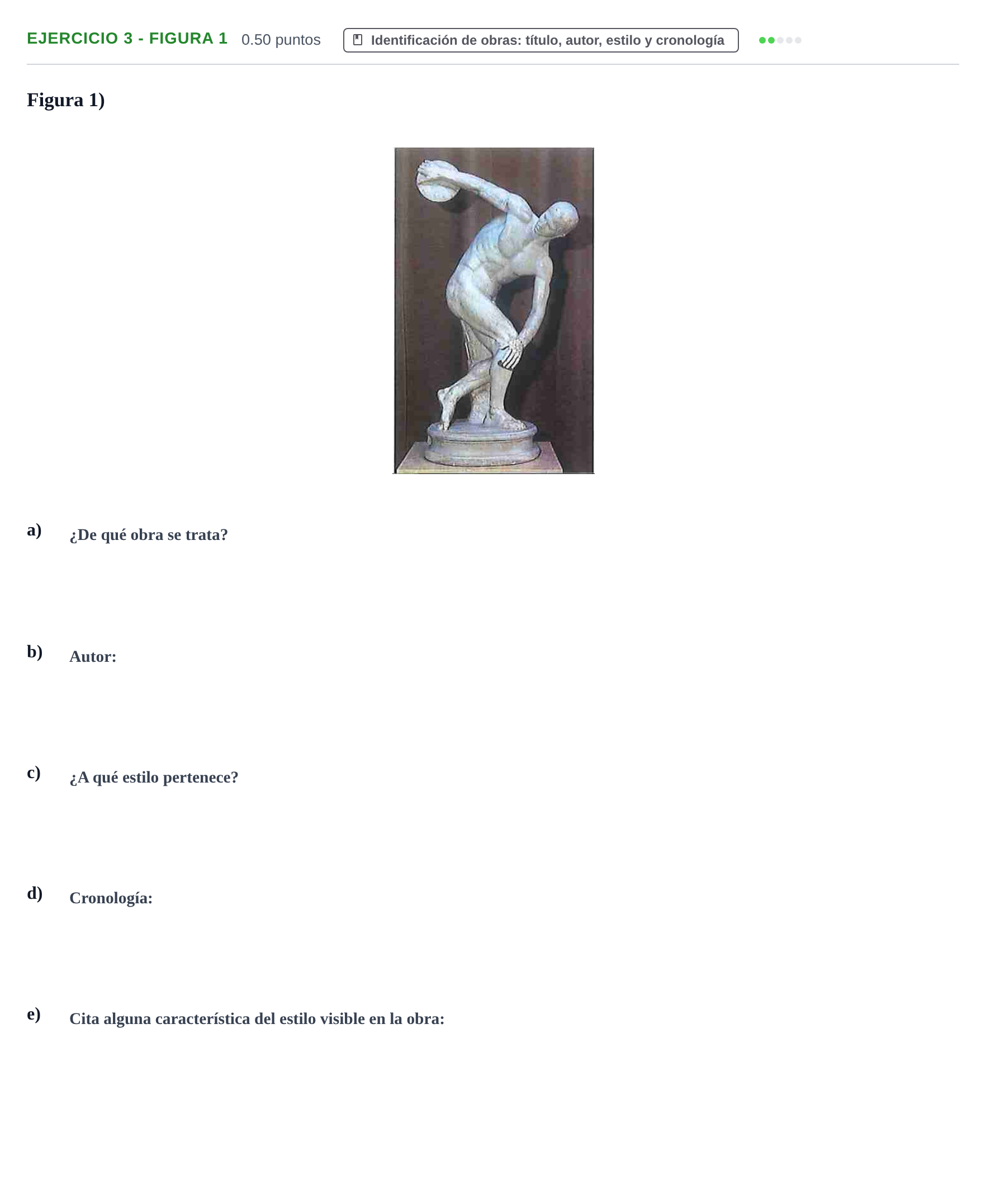 Enunciado: Ejercicio 3 - Figura 1 · Historia del Arte PAU Navarra Extraordinaria 2021