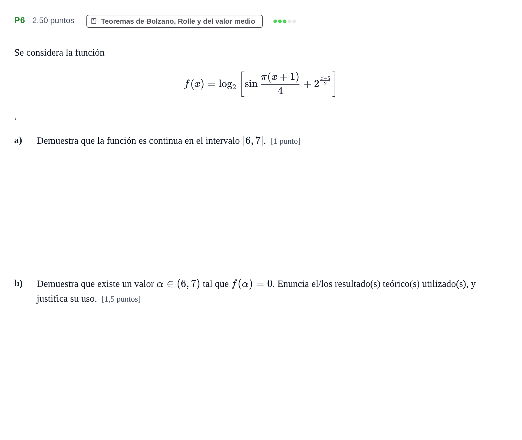 Enunciado: Ejercicio P6 · Matemáticas II PAU Navarra Extraordinaria 2021