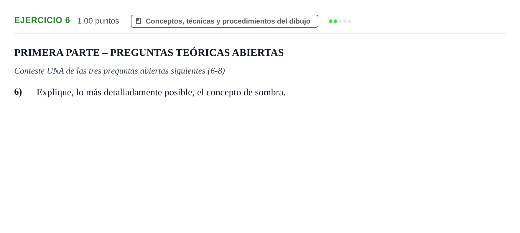 Enunciado: Problema 6 · Dibujo Artístico II PAU Murcia Ordinaria 2024
