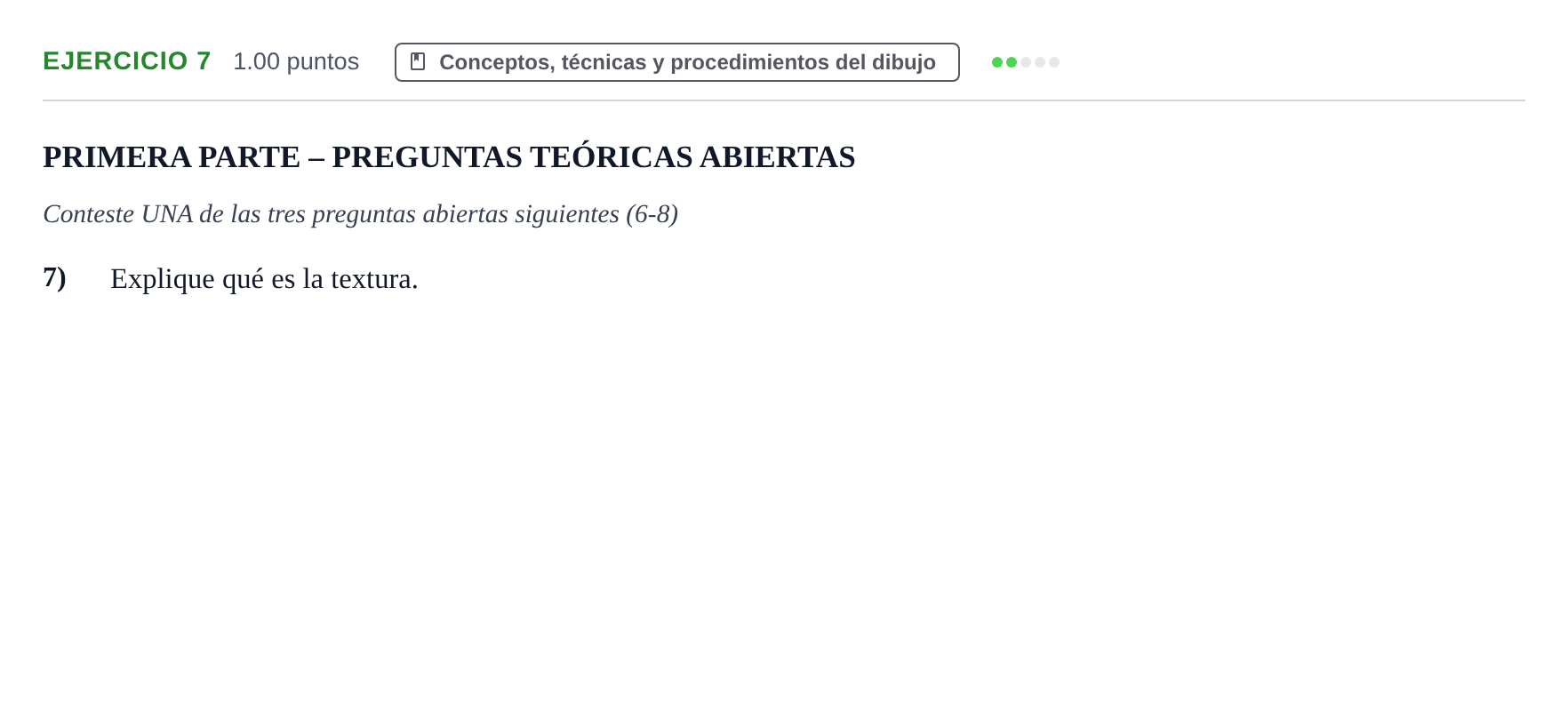 Enunciado: Problema 7 · Dibujo Artístico II PAU Murcia Ordinaria 2024