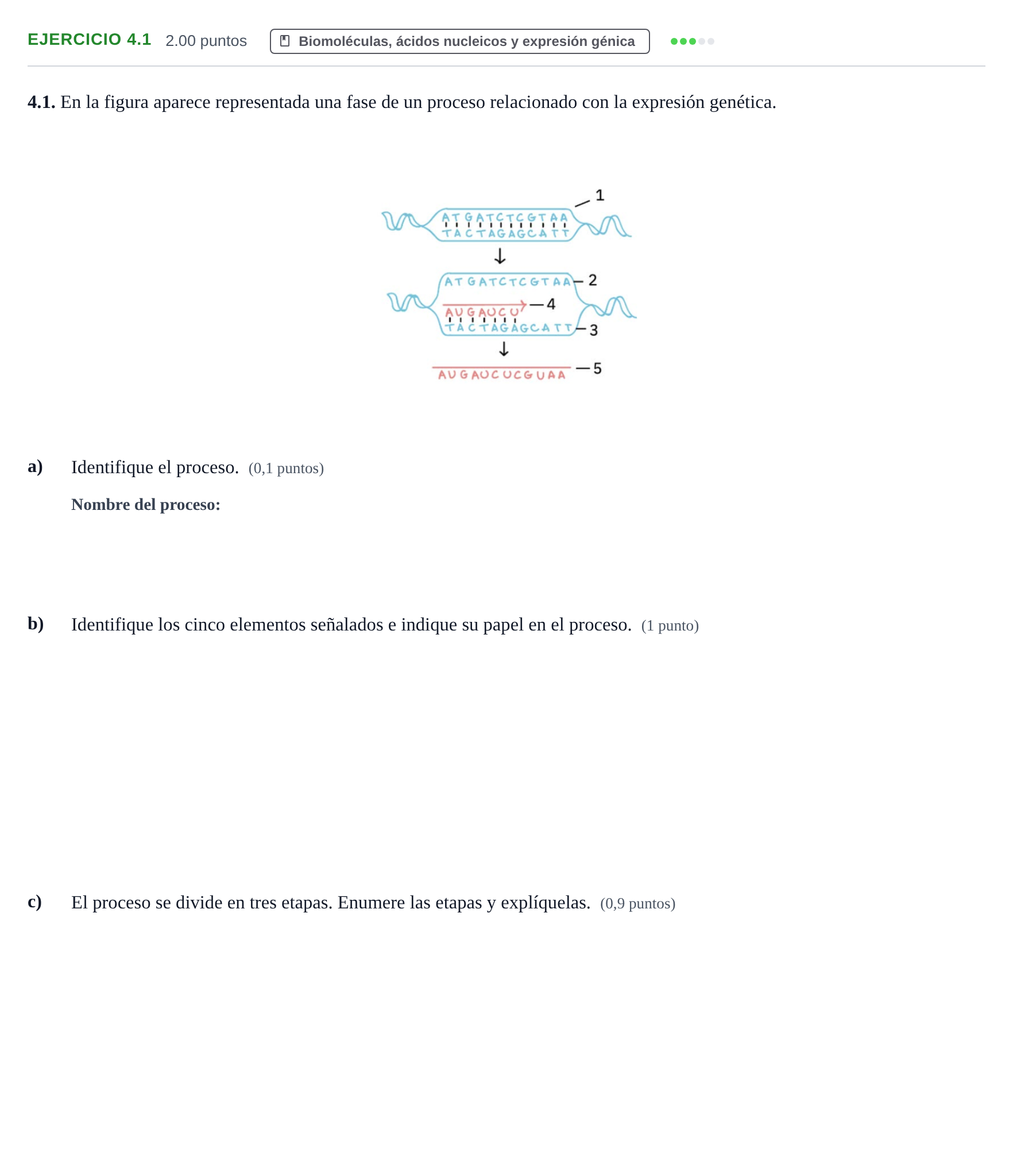 Enunciado: Ejercicio 4.1 · Ciencias Generales PAU Murcia Extraordinaria 2024