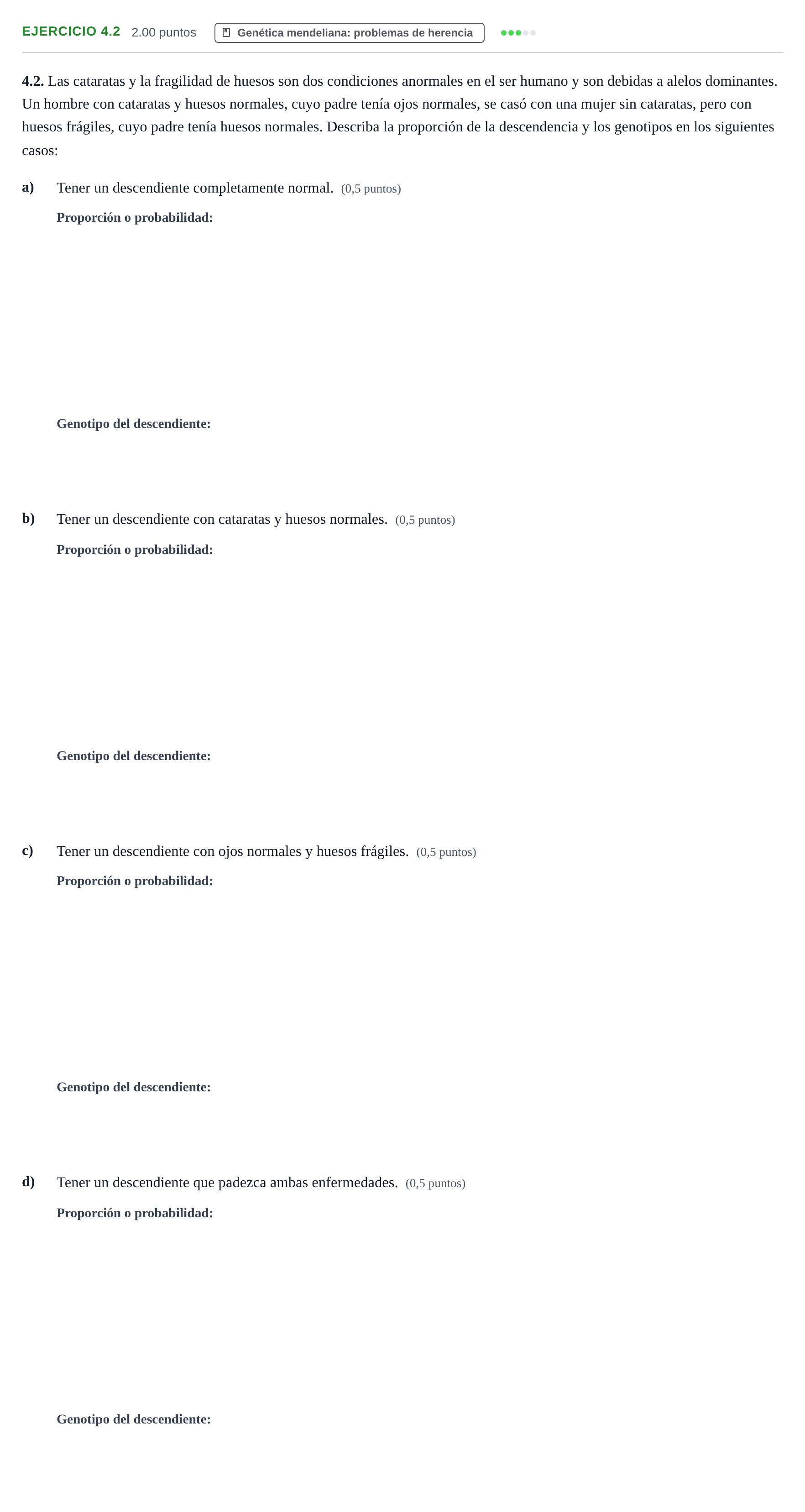Enunciado: Ejercicio 4.2 · Ciencias Generales PAU Murcia Extraordinaria 2024