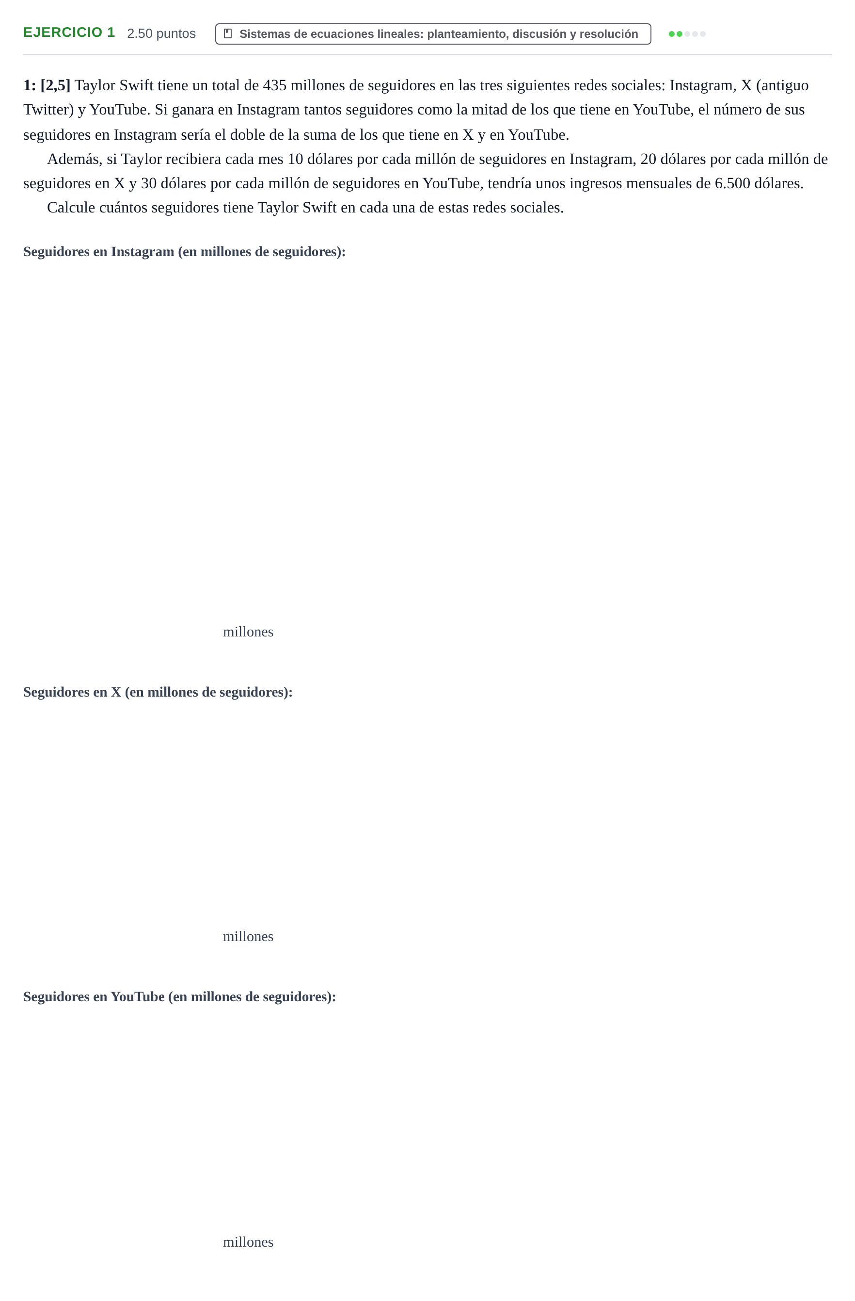Enunciado: Problema 1 · Matemáticas II PAU Murcia Extraordinaria 2024