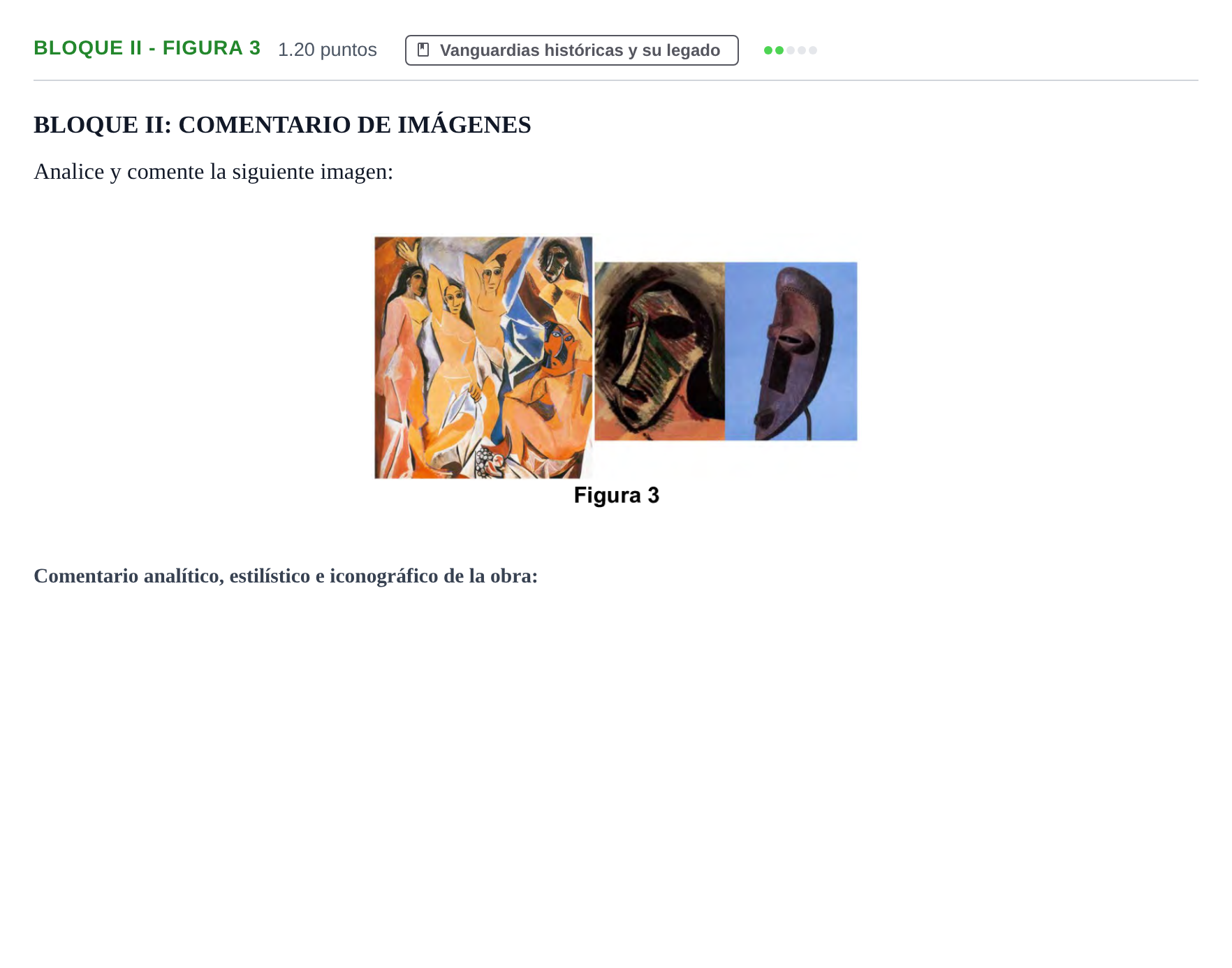 Enunciado: Bloque II - Figura 3 · Movimientos Culturales y Artísticos PAU Murcia Ordinaria 2024