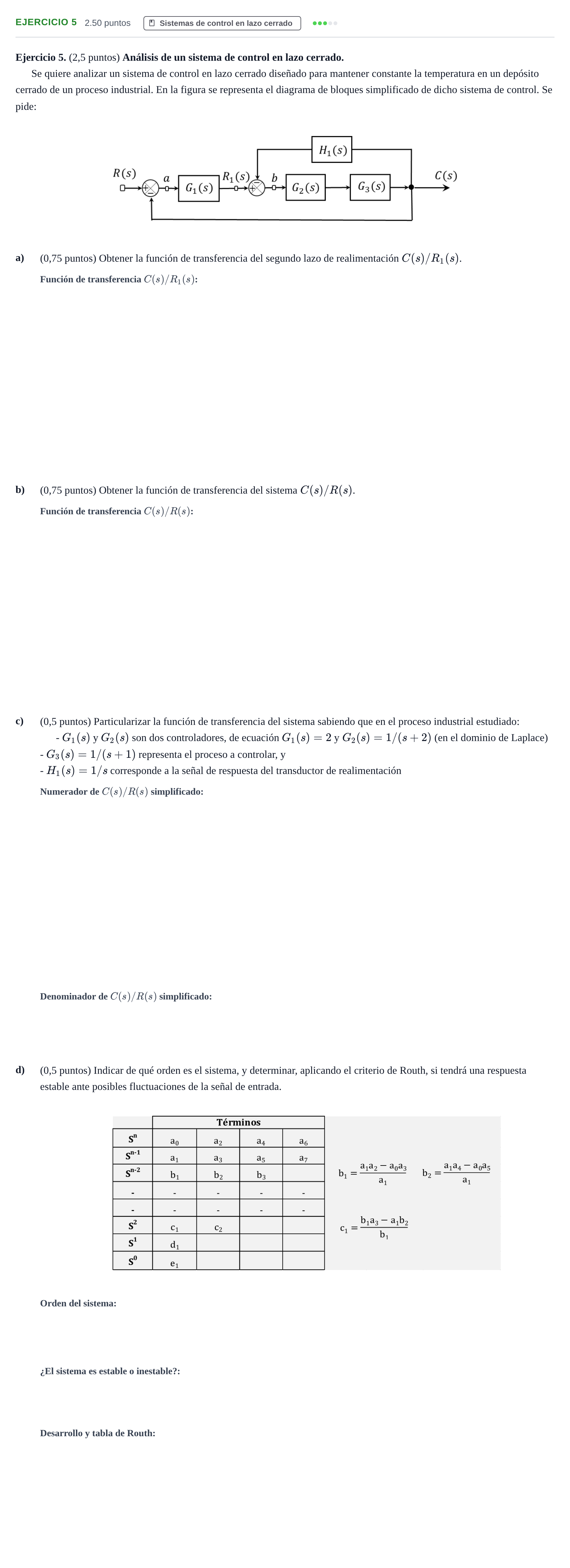 Enunciado: Ejercicio 5 · Tecnología e Ingeniería II PAU Murcia Extraordinaria 2024