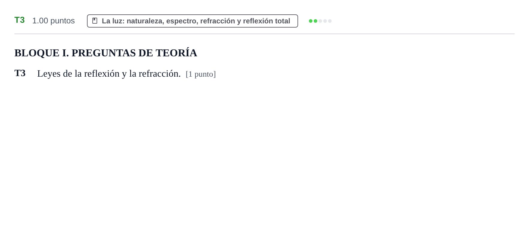 Enunciado: Ejercicio T3 · Física PAU Murcia Ordinaria 2023