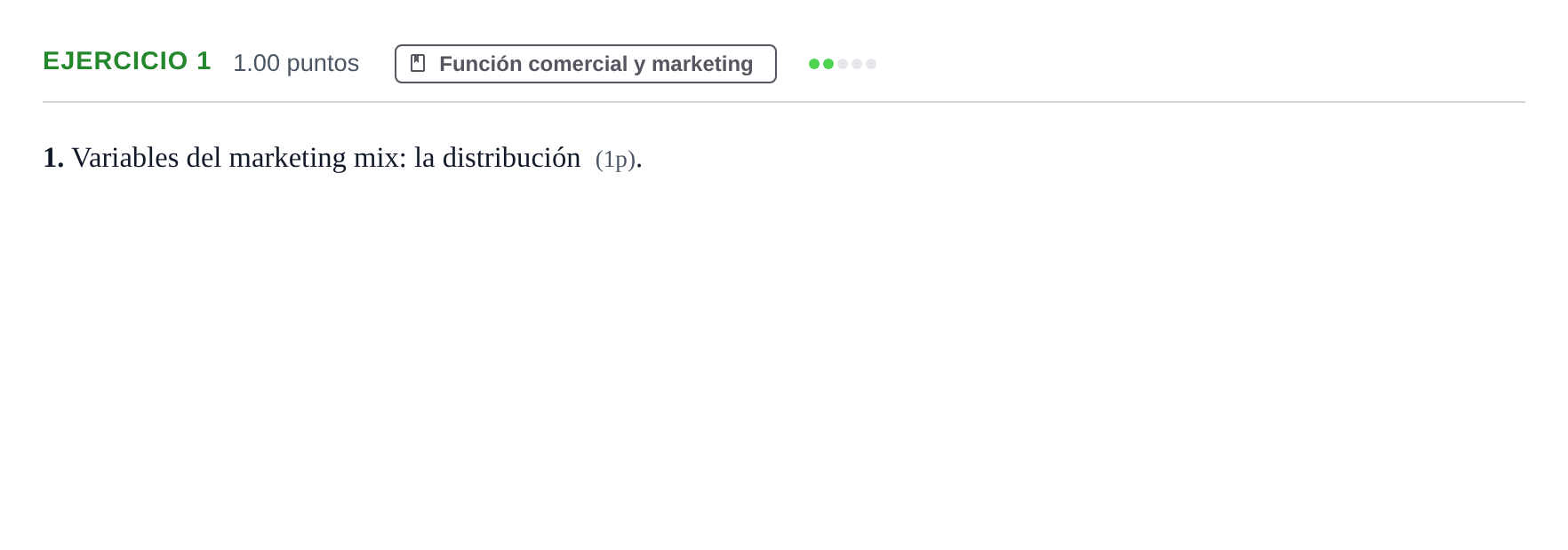 Enunciado: Problema 1 · Empresa y Diseño de Modelos de Negocio PAU Murcia Ordinaria 2023