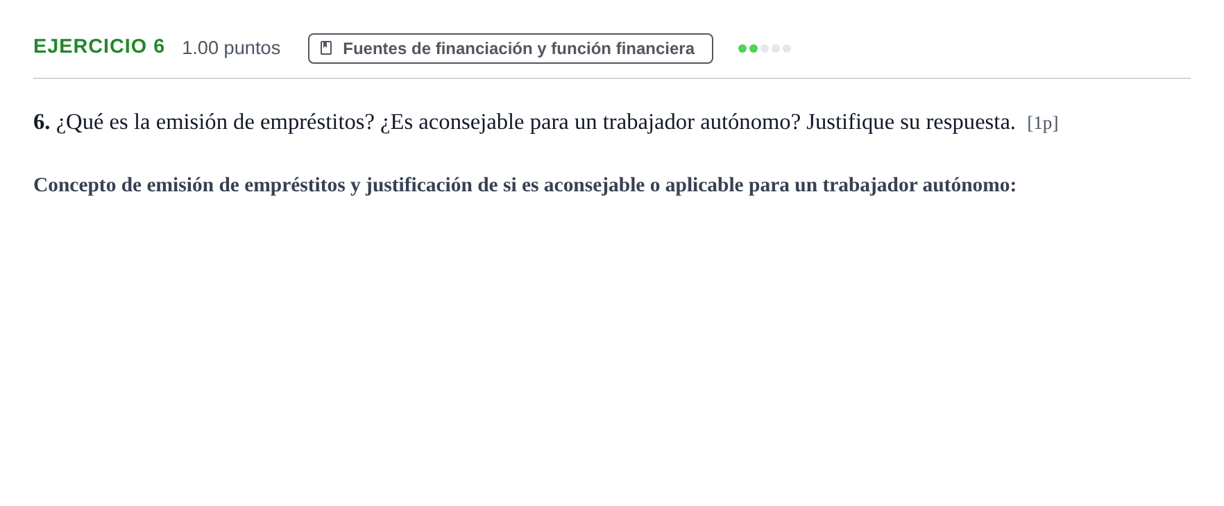Enunciado: Problema 6 · Empresa y Diseño de Modelos de Negocio PAU Murcia Ordinaria 2023