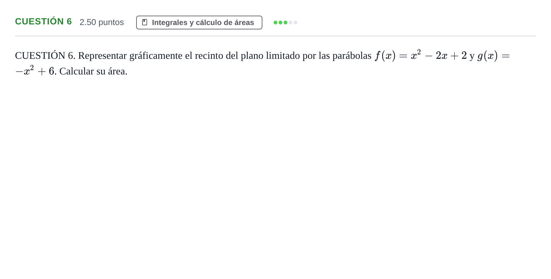 Enunciado: Cuestión 6 · Matemáticas aplicadas a las Ciencias Sociales II PAU Murcia Ordinaria 2023