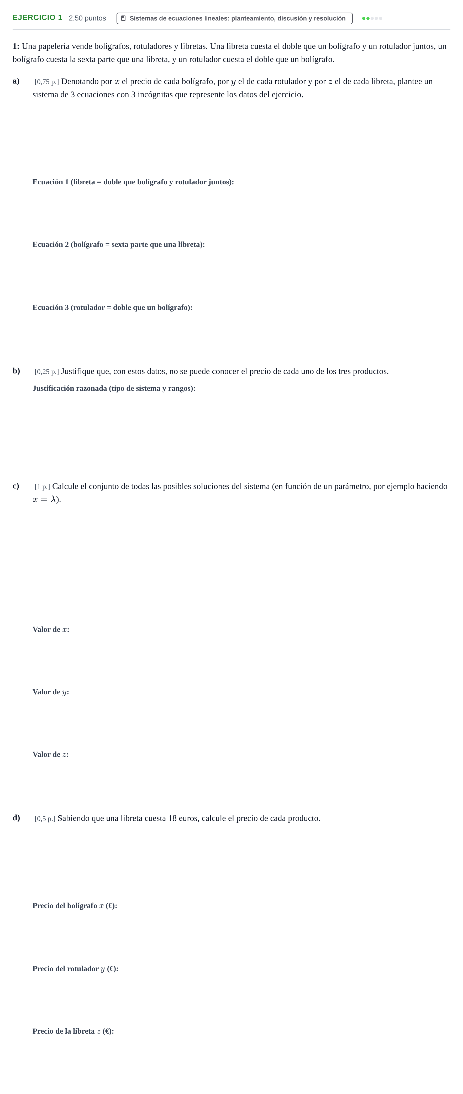 Enunciado: Problema 1 · Matemáticas II PAU Murcia Ordinaria 2023
