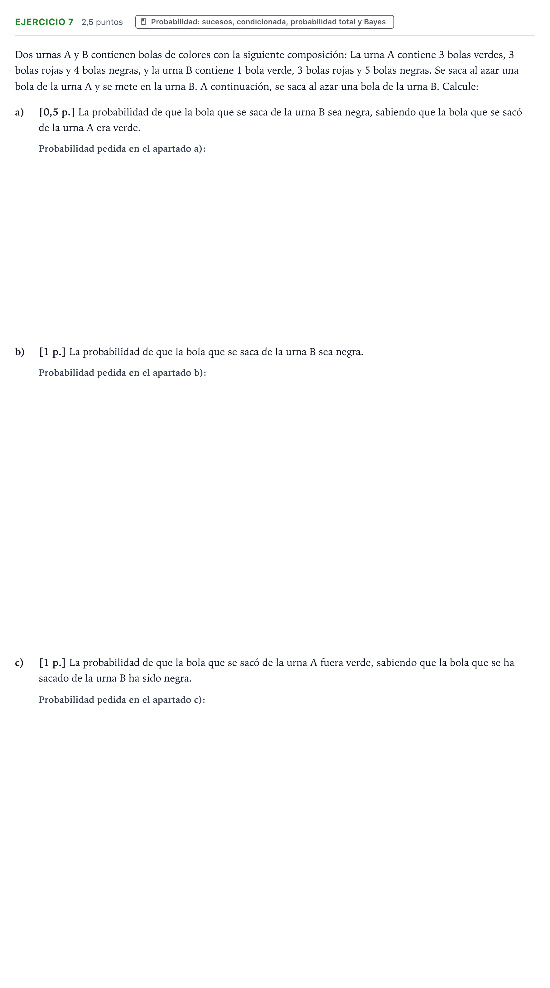 Enunciado: Problema 7 · Matemáticas II PAU Murcia Ordinaria 2023