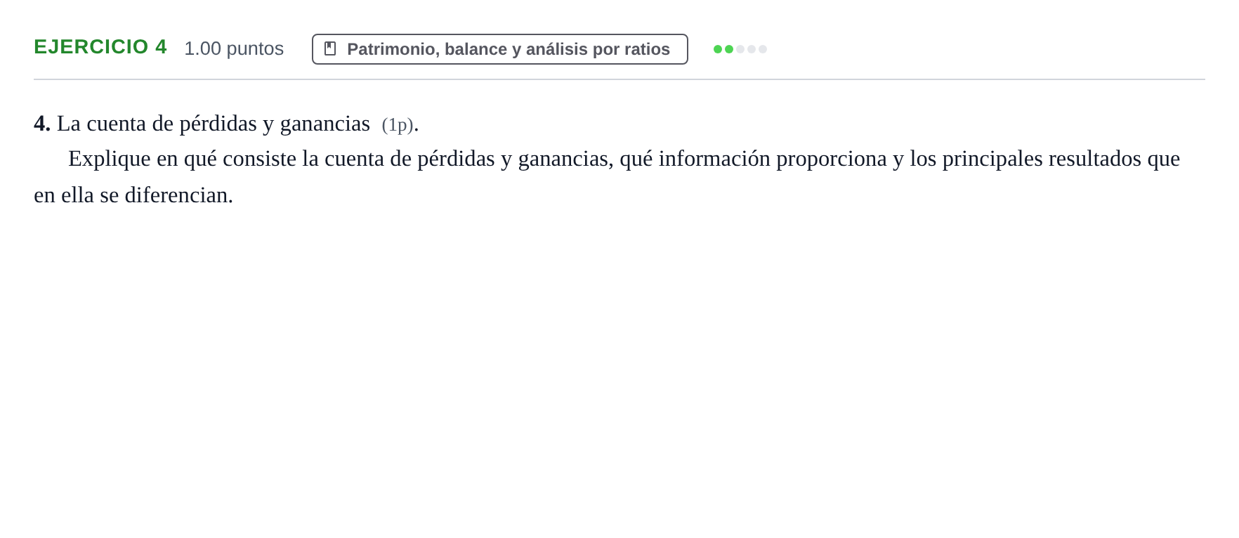 Enunciado: Problema 4 · Empresa y Diseño de Modelos de Negocio PAU Murcia Extraordinaria 2023