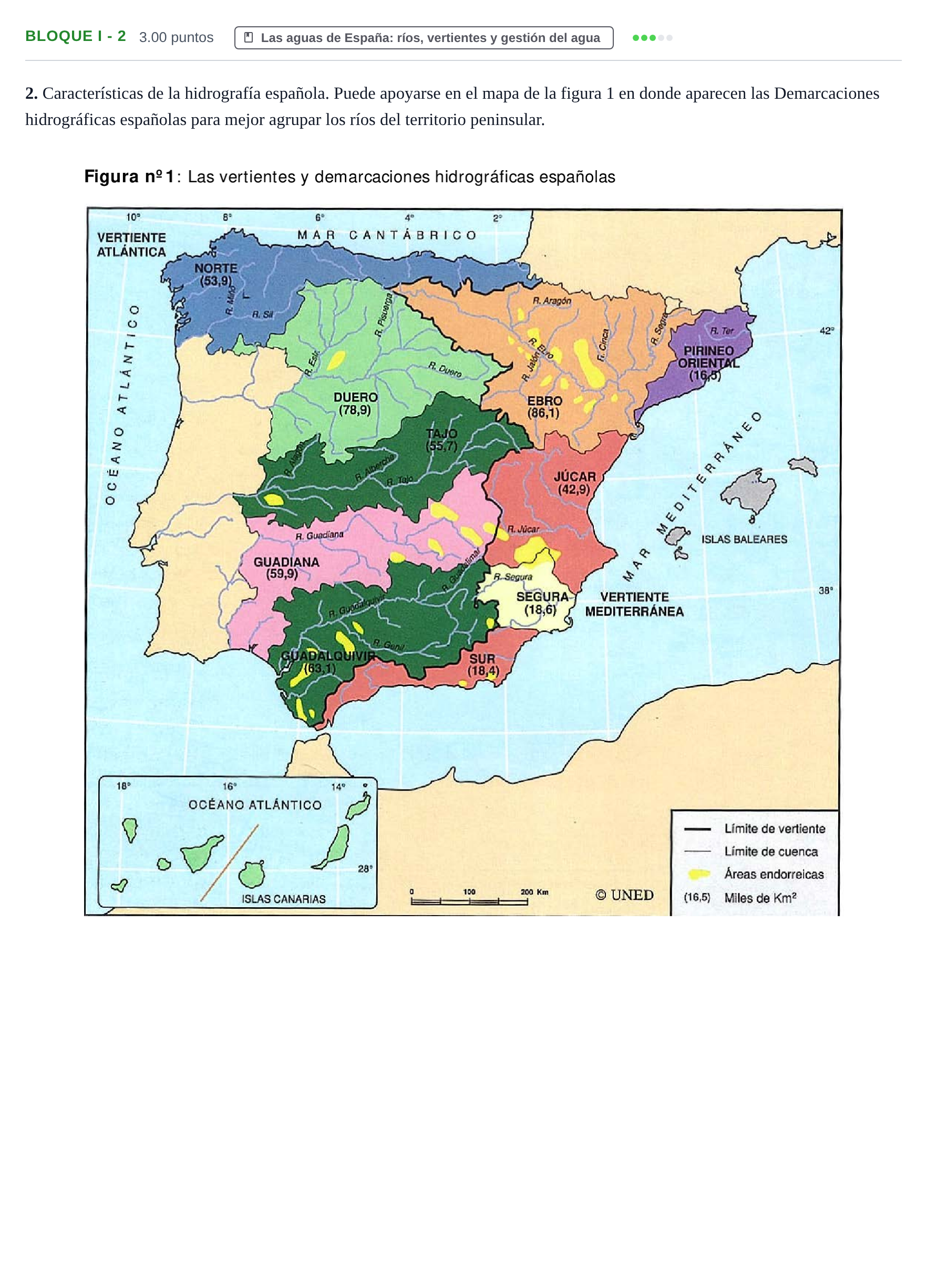 Enunciado: Bloque I - 2 · Geografía PAU Murcia Extraordinaria 2023