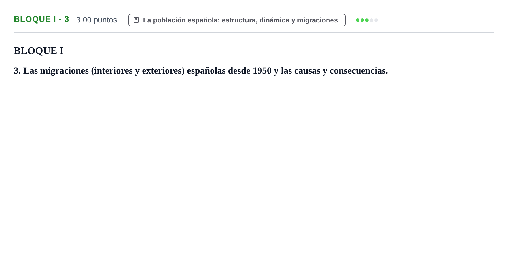 Enunciado: Bloque I - 3 · Geografía PAU Murcia Extraordinaria 2023