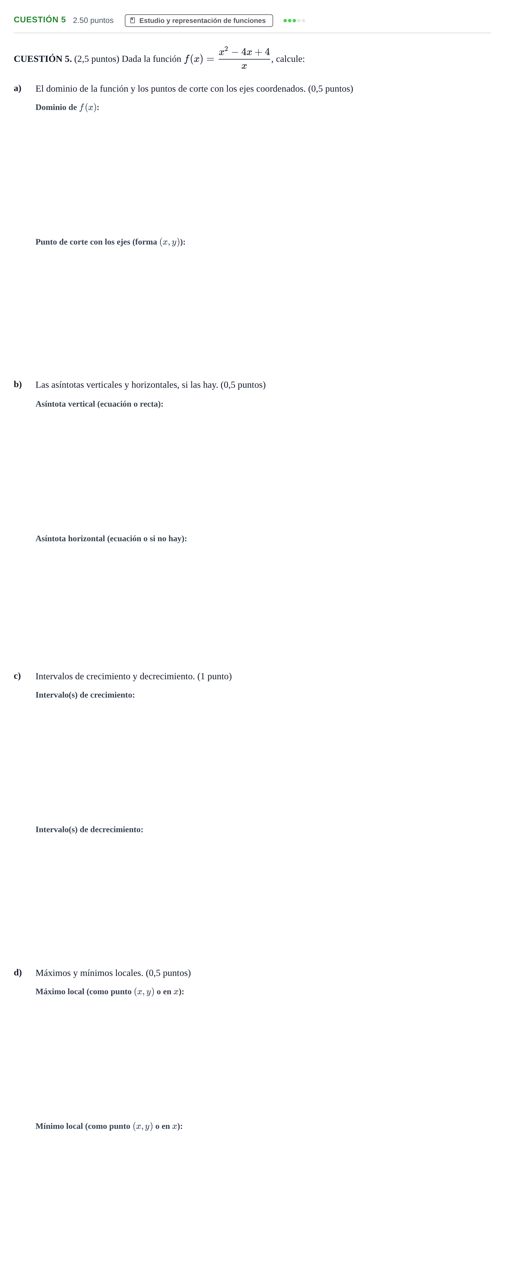 Enunciado: Cuestión 5 · Matemáticas aplicadas a las Ciencias Sociales II PAU Murcia Extraordinaria 2023