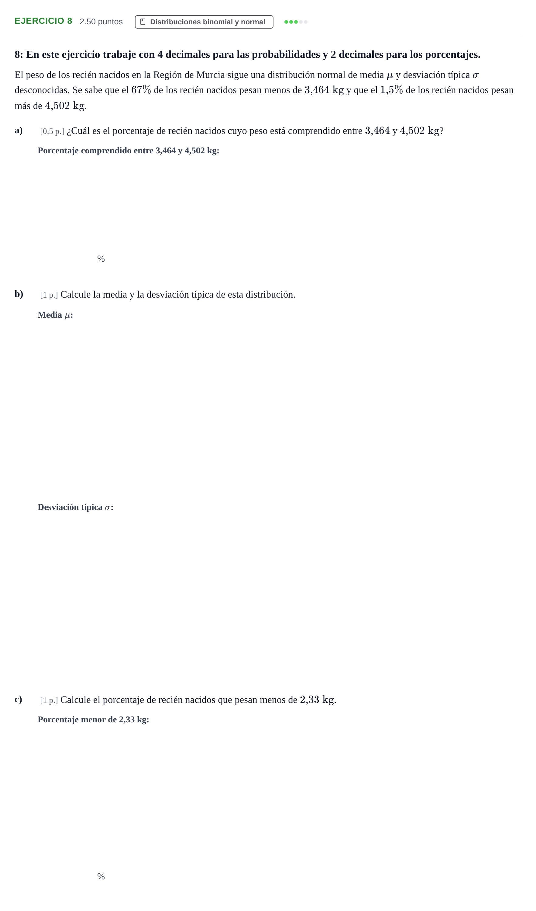 Enunciado: Problema 8 · Matemáticas II PAU Murcia Extraordinaria 2023