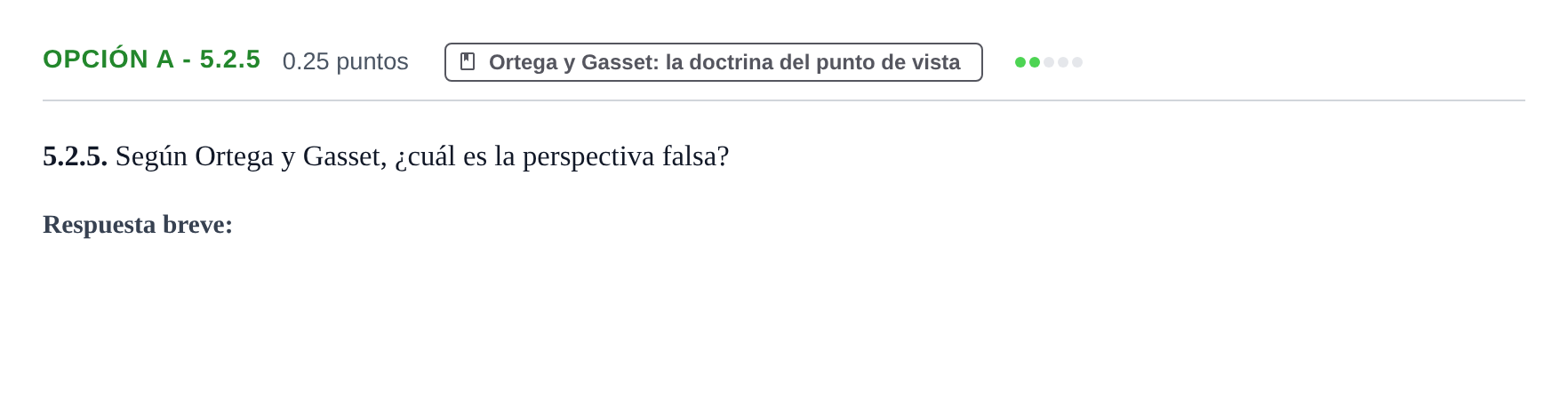 Enunciado: Opción A - 5.2.5 · Historia de la Filosofía PAU Murcia Ordinaria 2022